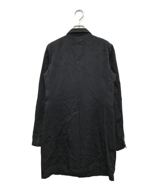 BLACK COMME des GARCONS Poly Shrunken Star 3B Long Jacket 1Q-J016
