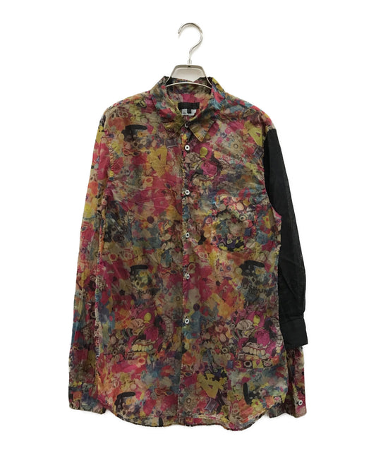 [Pre-owned] COMME des GARCONS HOMME PLUS Nylon shirt with all-over pattern PM-B043