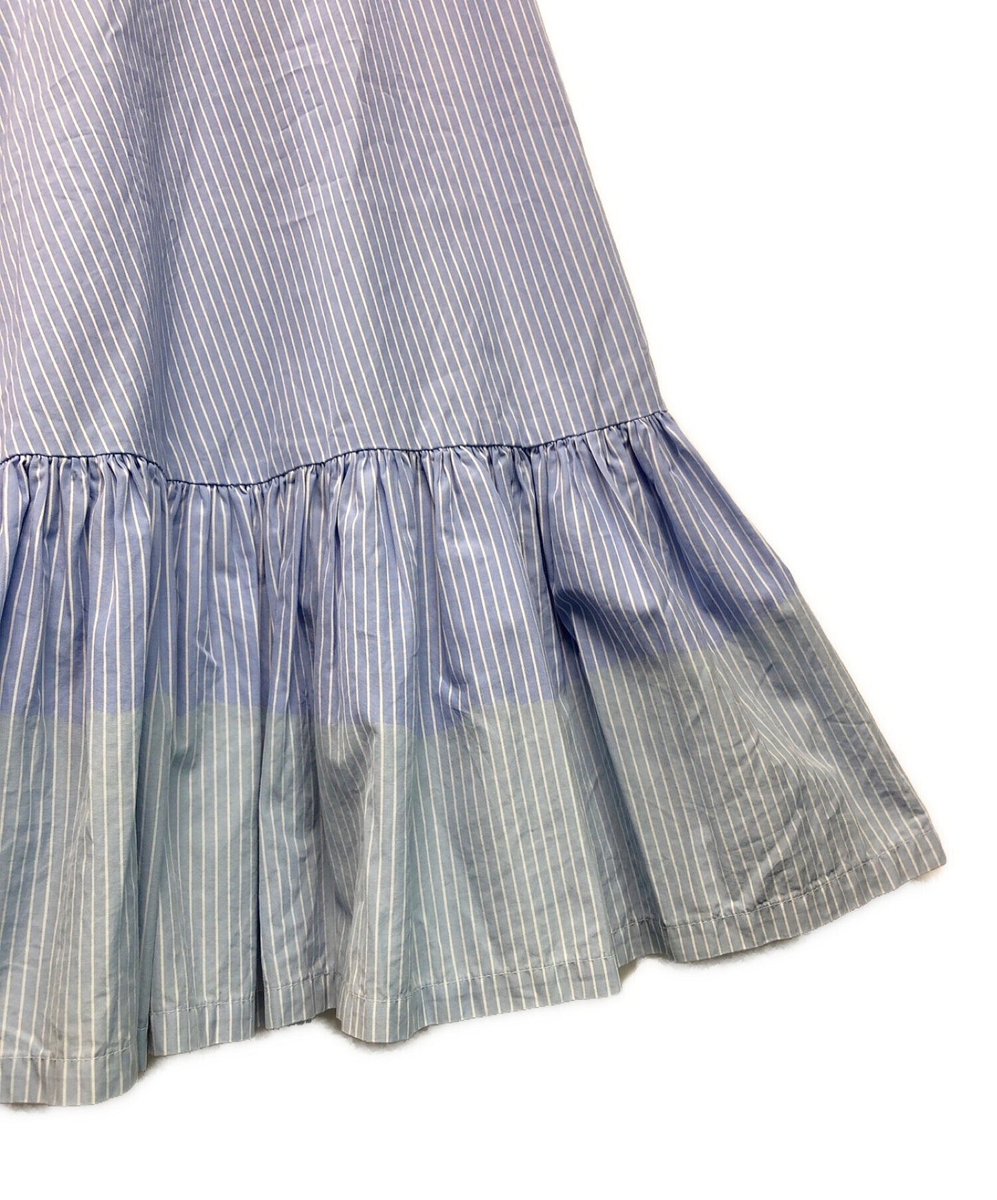 [Pre-owned] COMME des GARCONS Multi-stripe flared skirt AD2008