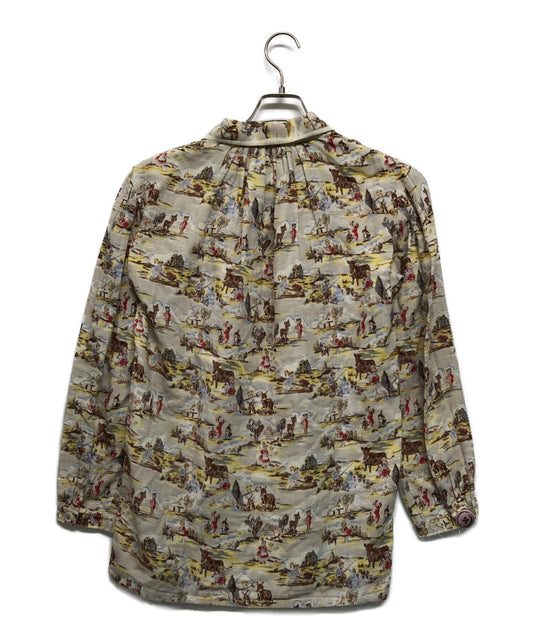 [Pre-owned] UNDERCOVER Multi-button all-over pattern shirt / cotton shirt B16-SH4