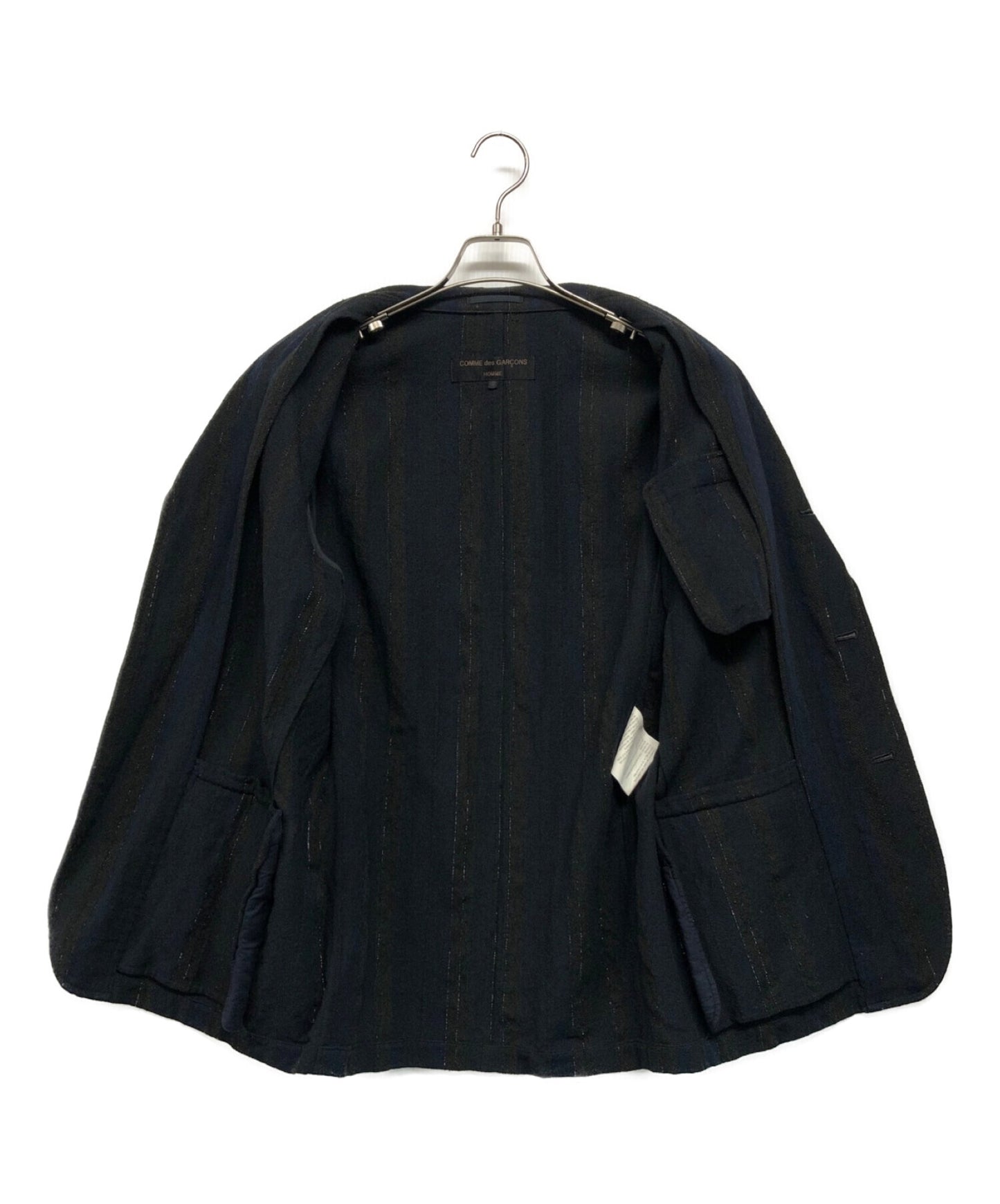 COMME DES GARCONS HOMME產品洗淨的Lamé紗線羊毛3B夾克 /量身定制的夾克HG-J006