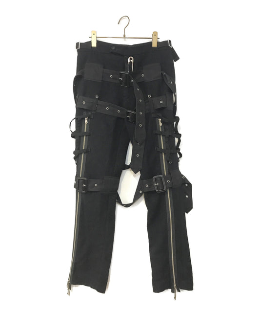 TAKAHIROMIYASHITA TheSoloIst. tight-fitting women's pants with elastic or drawstring tie 0001AW21