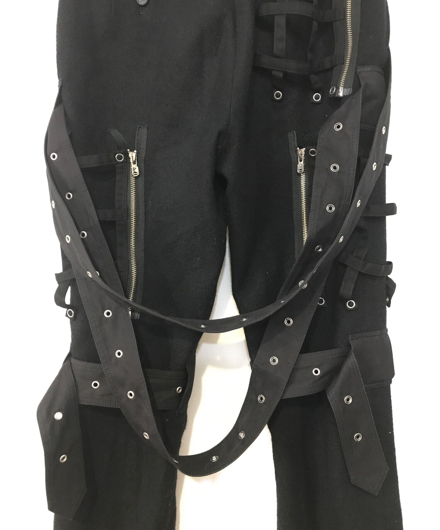 [Pre-owned] TAKAHIROMIYASHITA TheSoloIst. tight-fitting women's pants with elastic or drawstring tie 0001AW21