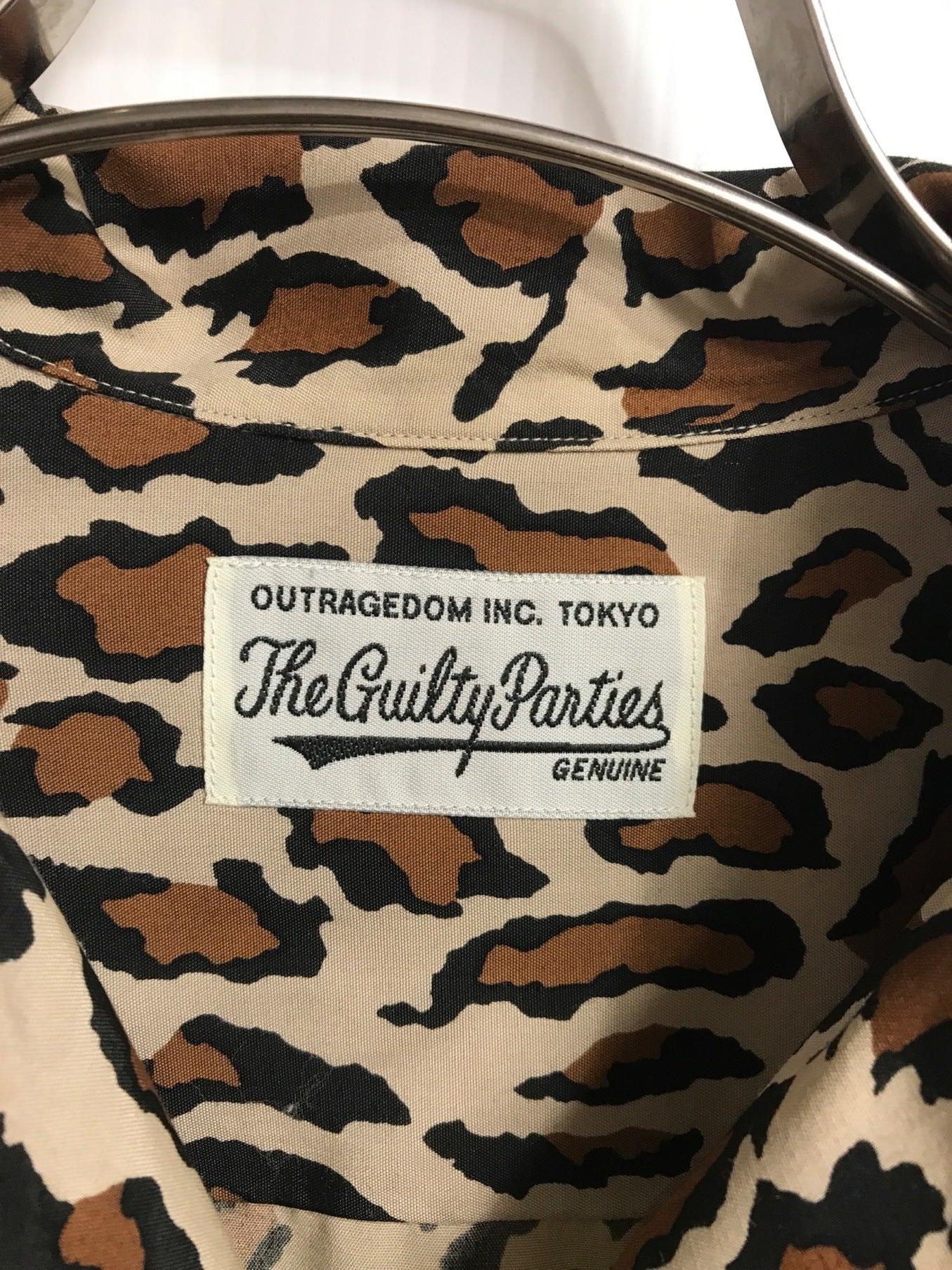 [Pre-owned] WACKO MARIA LEOPARD HAWAIIAN SHIRT 22SS-WMS-HI06