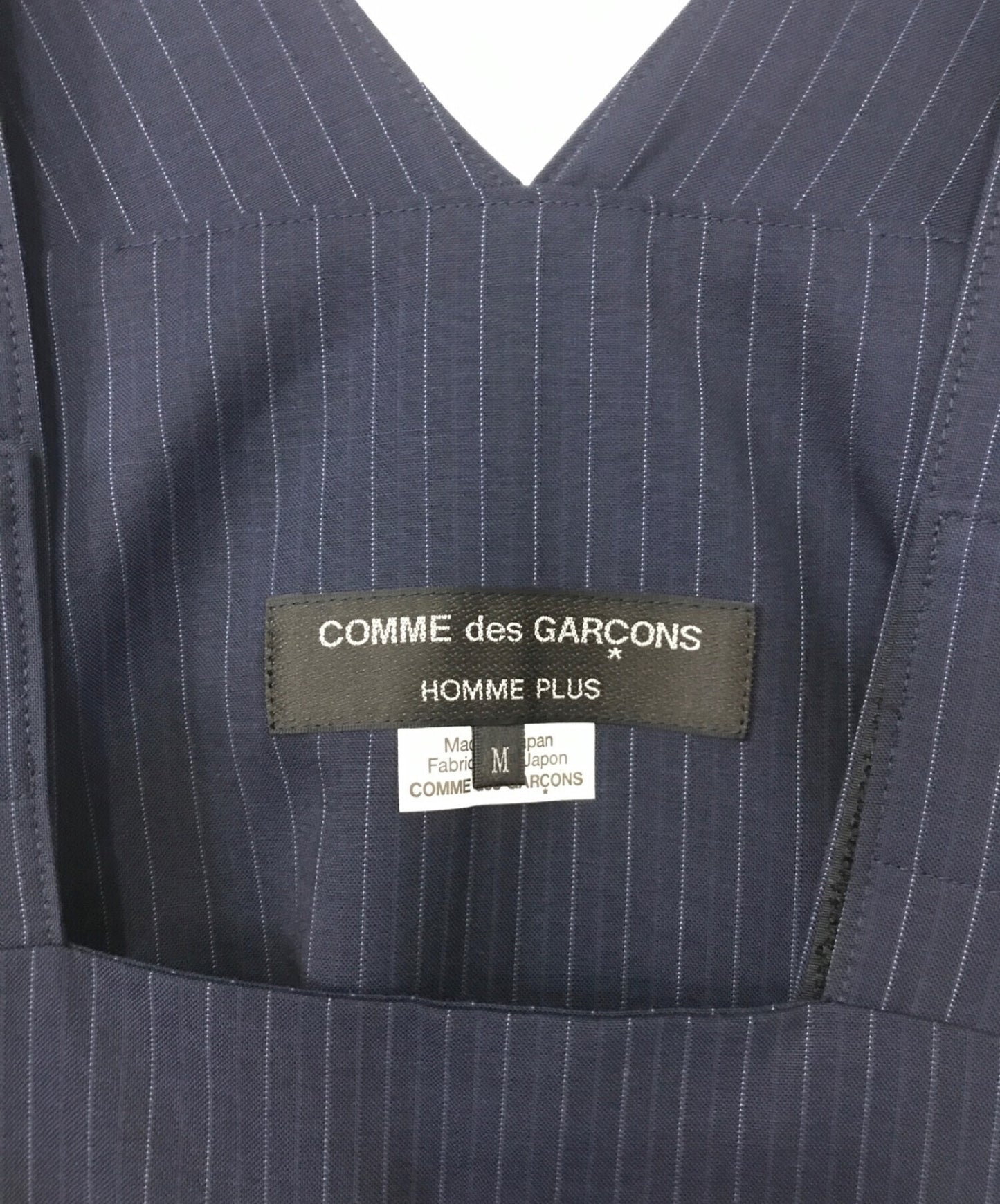 [Pre-owned] COMME des GARCONS HOMME PLUS Micro Pinstripe Overalls PI-P021