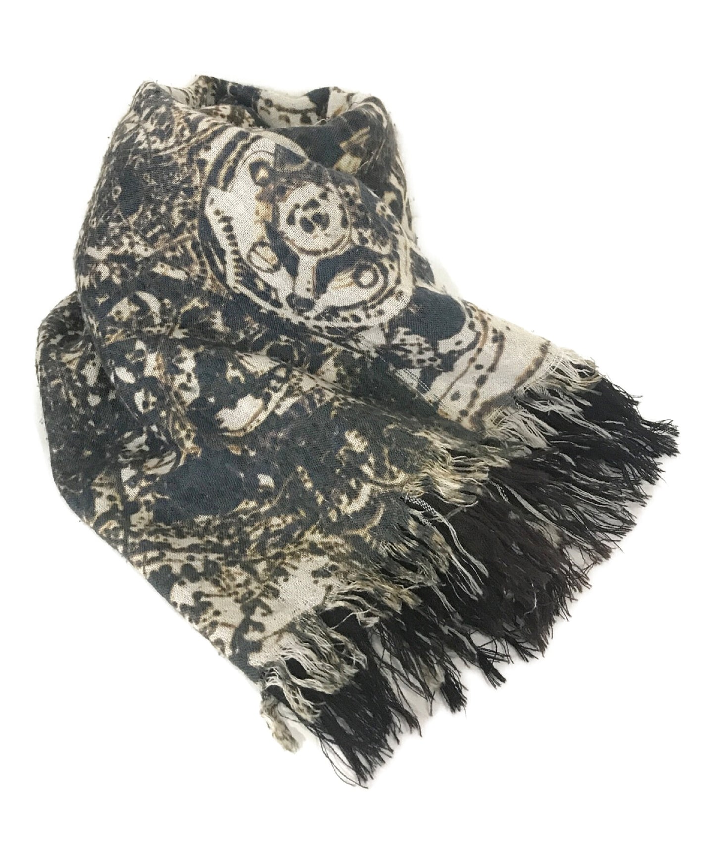 [Pre-owned] TAKAHIROMIYASHITA TheSoloIst. w face rectangle scarf