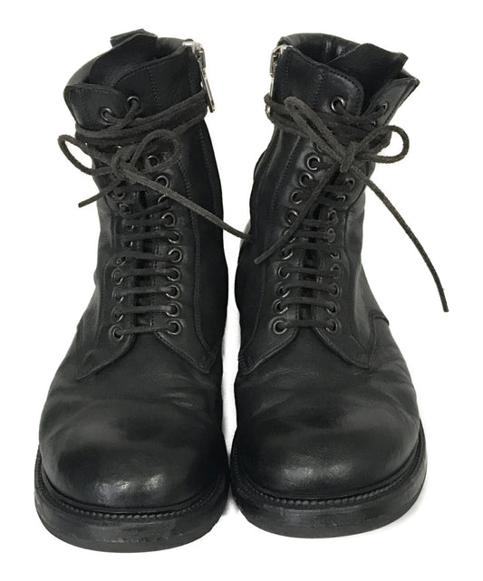 RICK OWENS side-zip boots RU16F6859LI