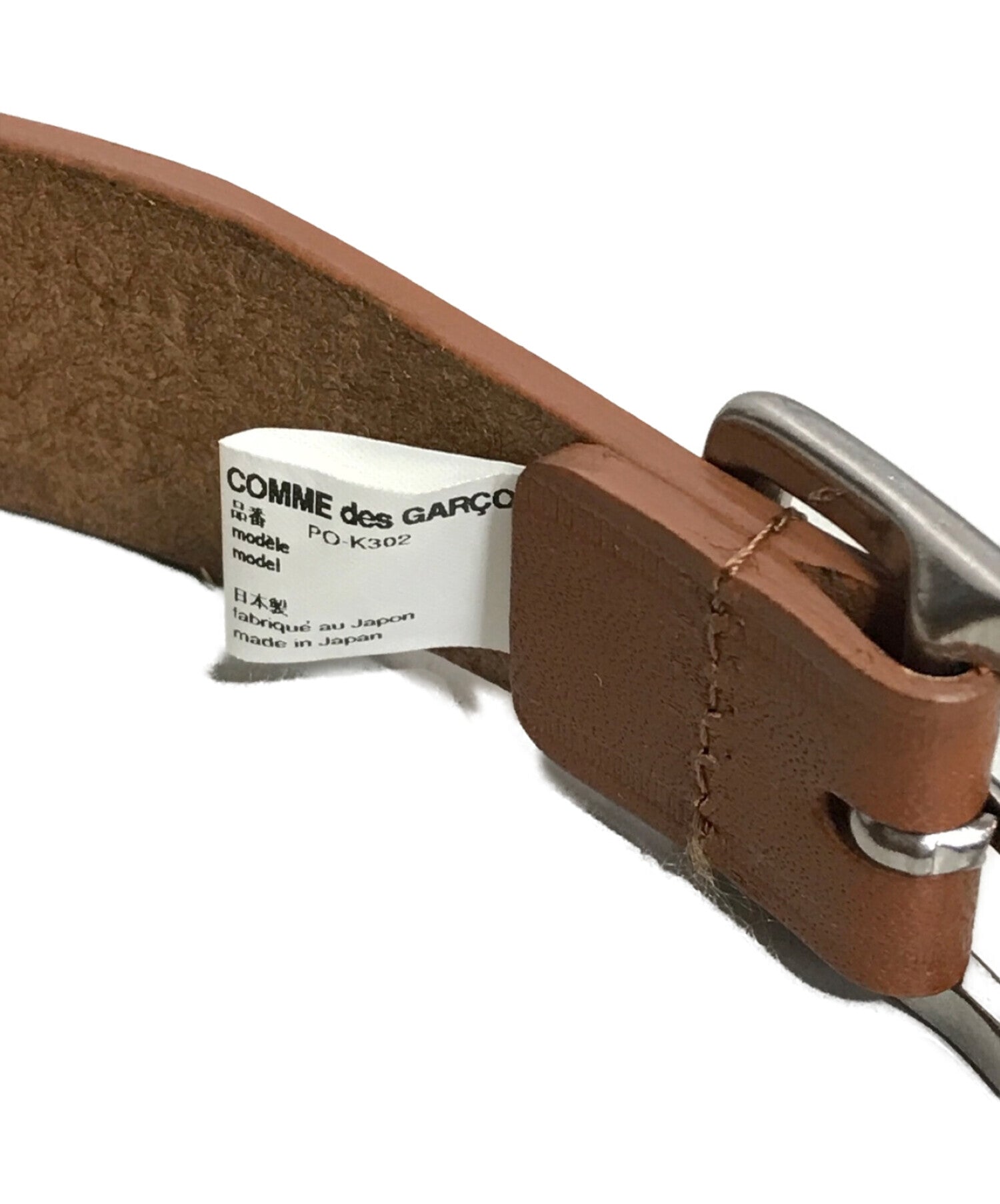 COMME des GARCONS HOMME PLUS leather belt PO-K302