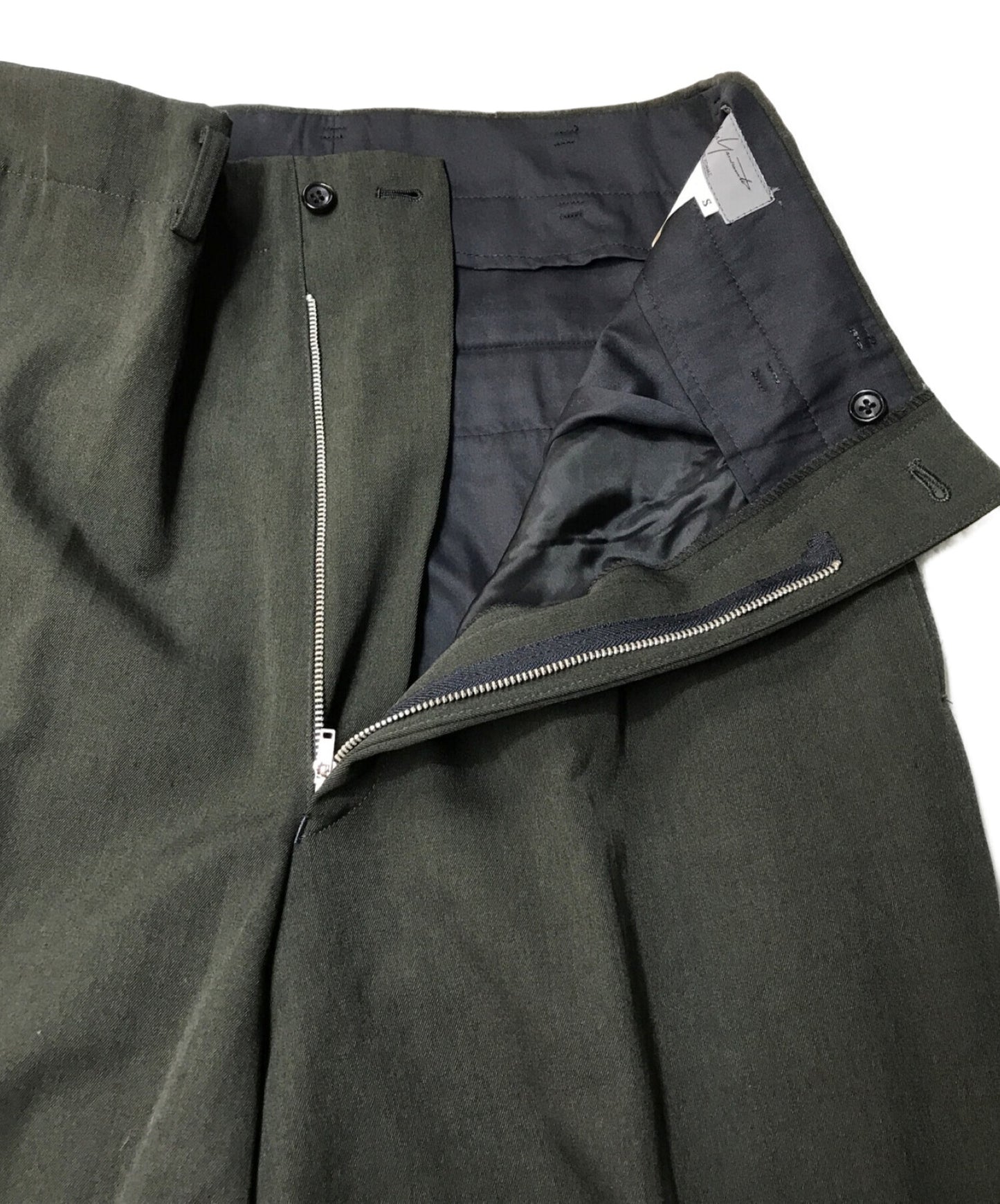 [Pre-owned] YOHJI YAMAMOTO Wool gabardine pants HS-P10-179