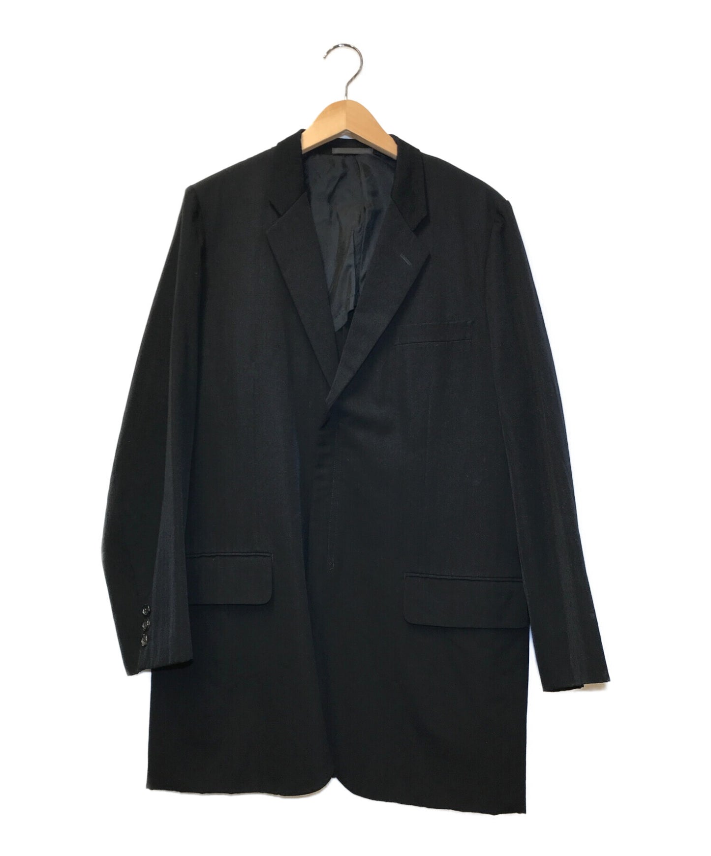 Comme des Garcons Homme [Old] 90年代的羊毛加巴丁拉鍊夾克夾克夾克夾克夾克HJ-11004M