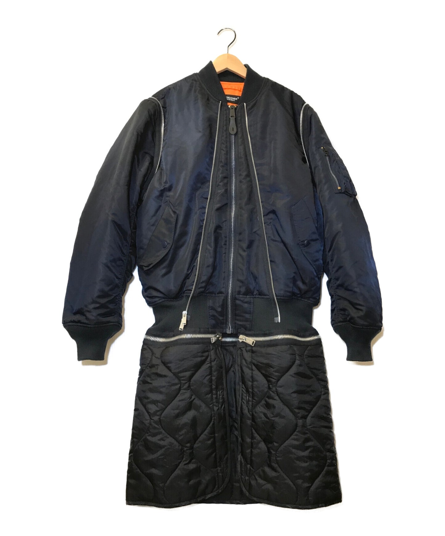 [Pre-owned] UNDERCOVER × ALPHA 21AW Docking Wool Shrink MA-1 Coat Coat Jacket UC2A4315