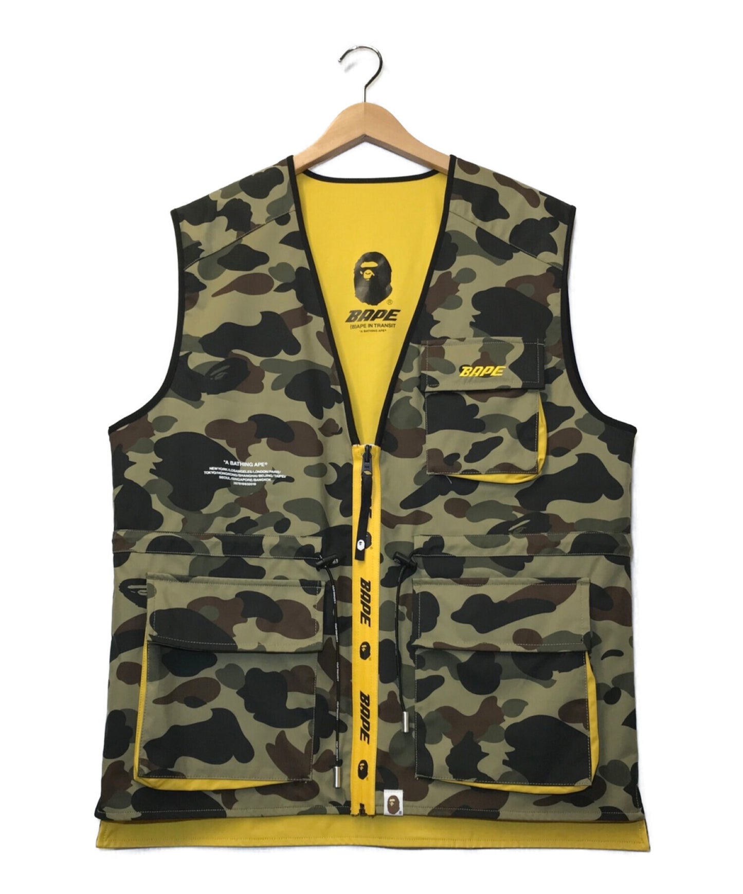 [Pre-owned] A BATHING APE Reversible Salcomo Vest Vest 001gdf201157x