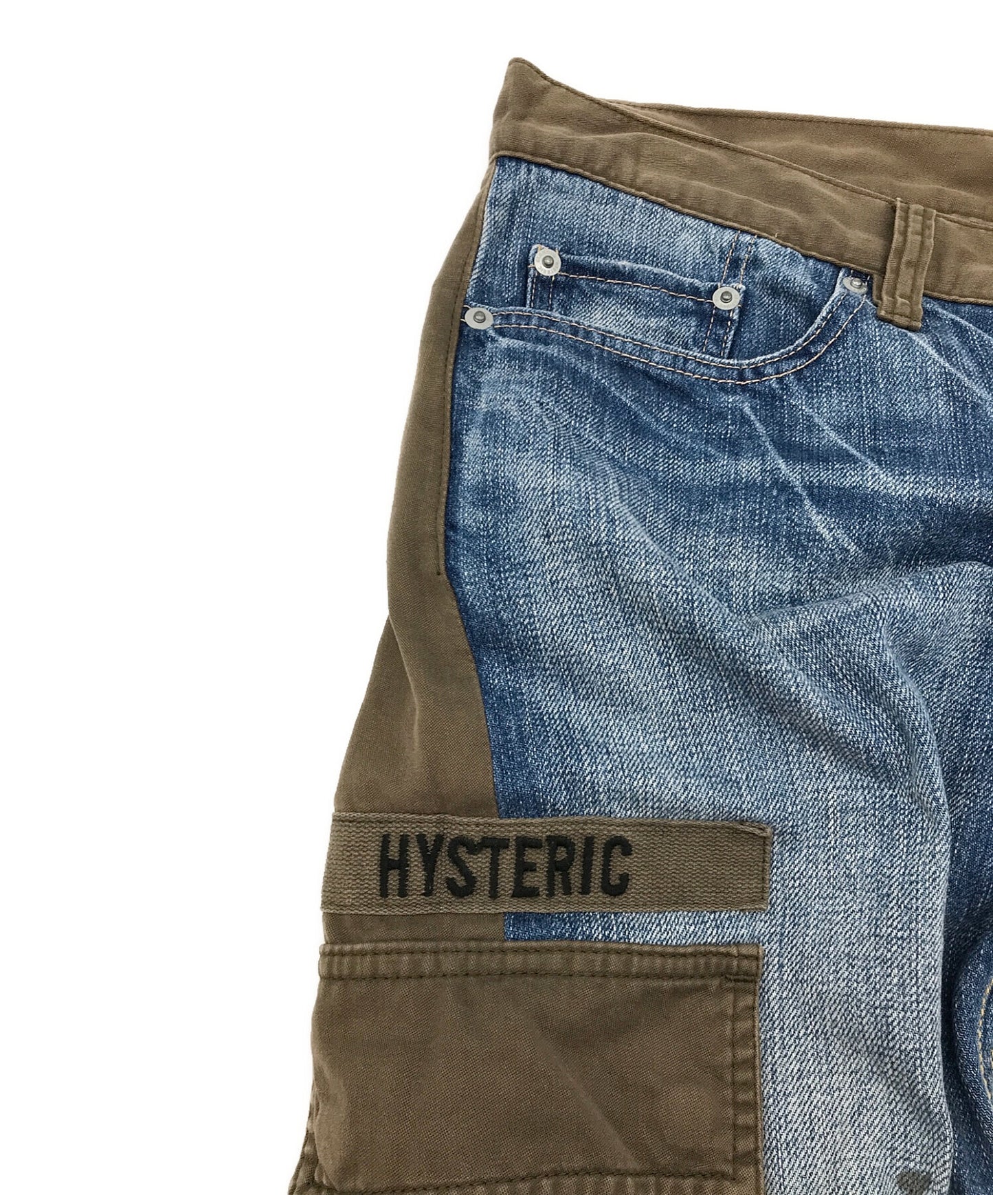 [Pre-owned] Hysteric Glamour Docking Skinny Denim Pants Denim Skinny Pants 0293AP04