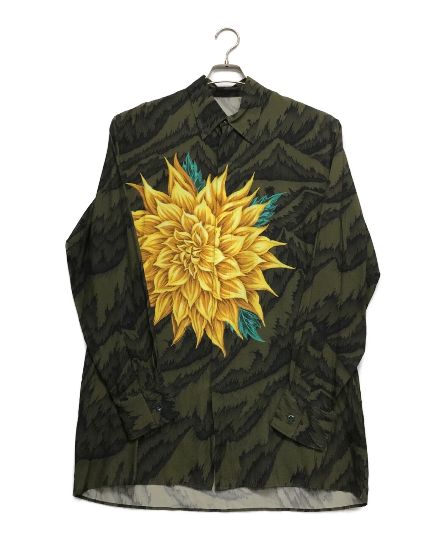 Yohji Yamamoto Pour Homme 02SS Vintage Flower Rayon襯衫褲褲子衫衫