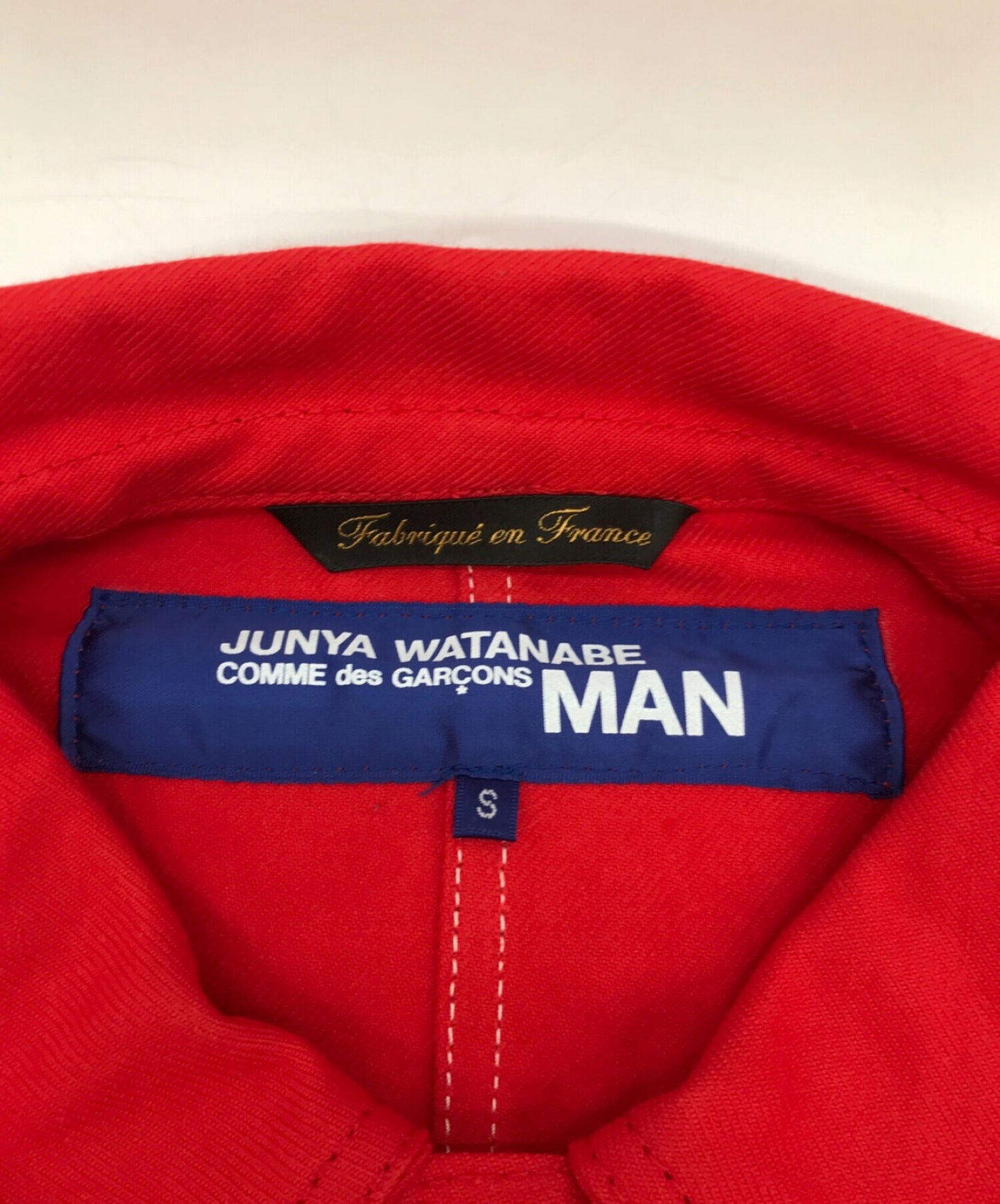 Comme des Garcons Junya Watanabe Man Cotton Serge 재킷 재킷 WE-J402