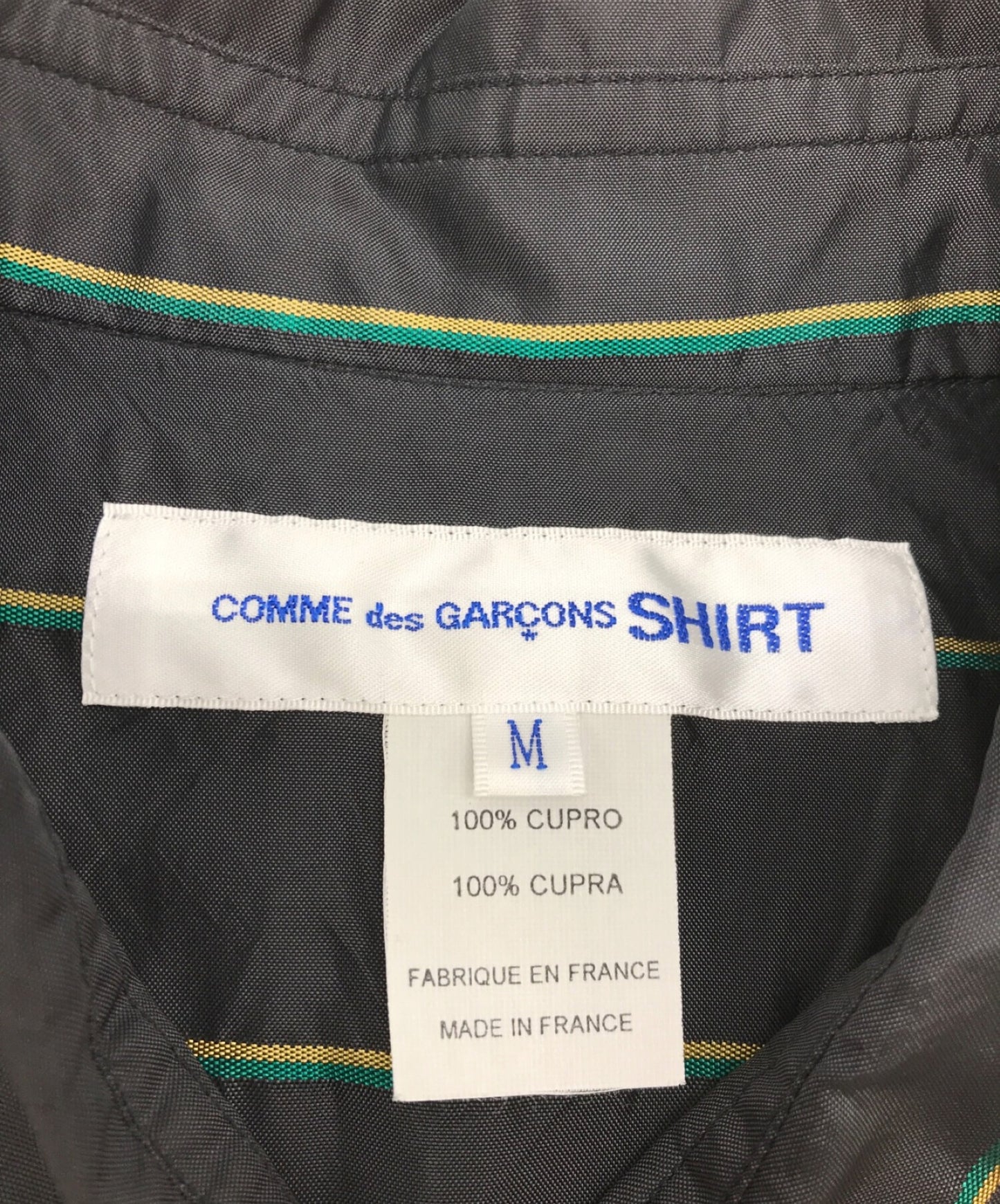 Comme des Garcons衬衫条纹开关衬衫条纹衬衫长袖衬衫衬衫S27065