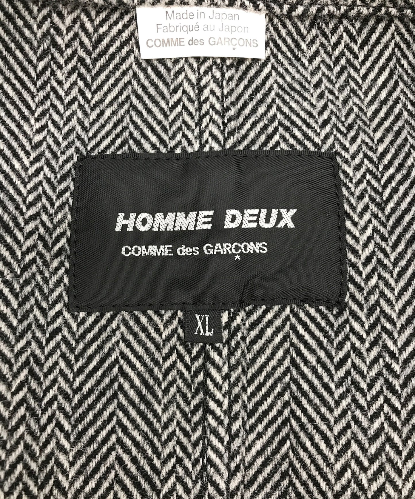 COMME DES GARCONS HOMME DEUX裁縫夾克夾克DT-J057
