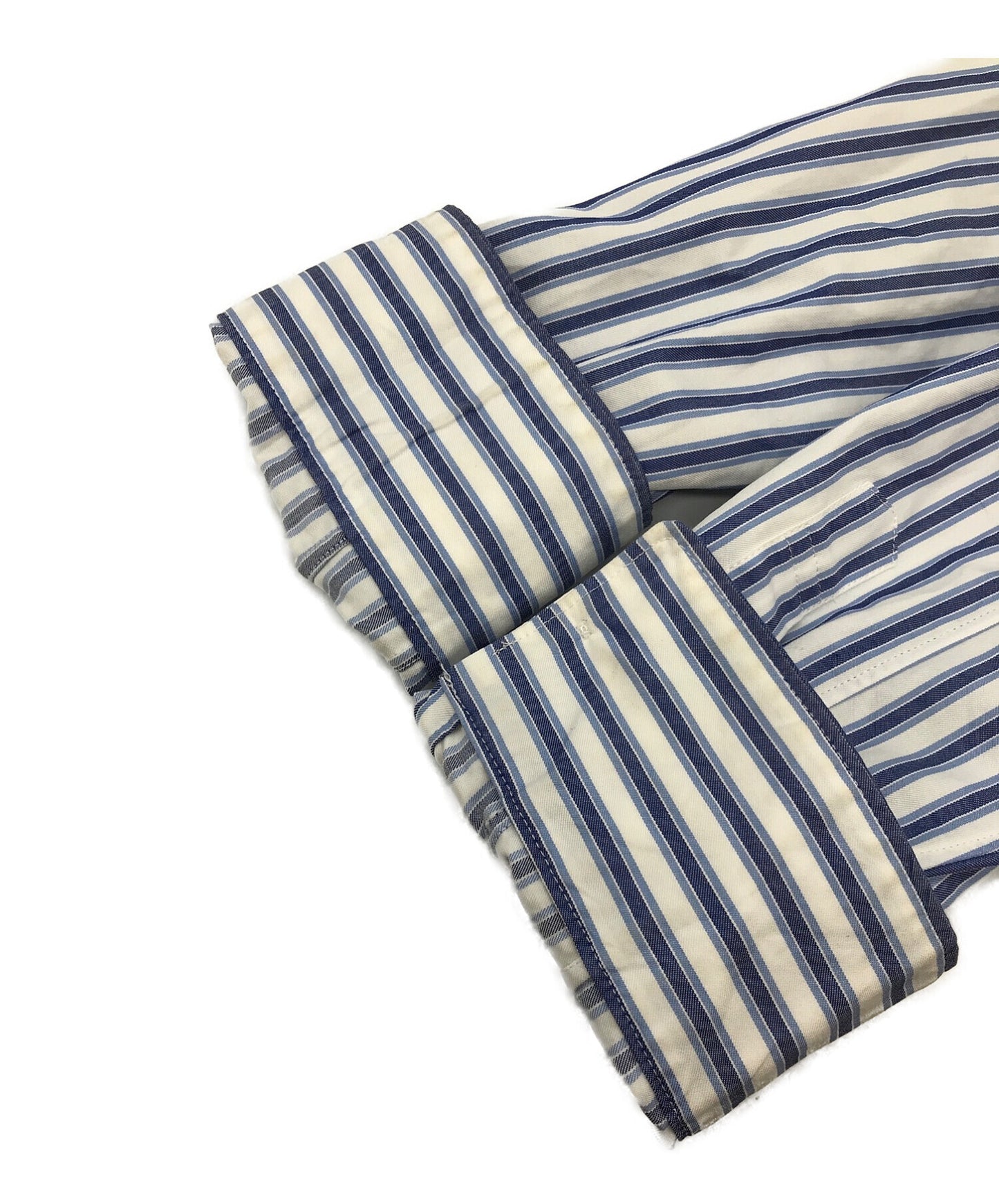 [Pre-owned] COMME des GARCONS HOMME PLUS Striped and Checked Switched Shirt Shirt Long Sleeved Shirt PF-B012