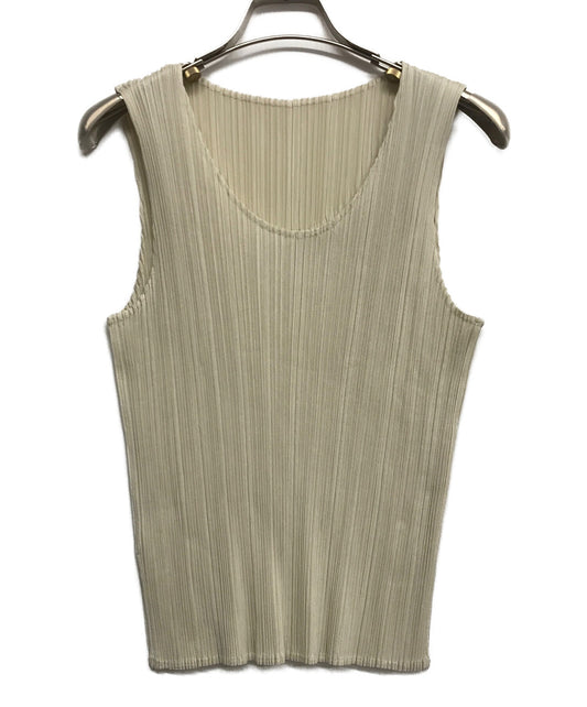 [Pre-owned] PLEATS PLEASE Pleated blouse Sleeveless blouse Blouse PP01-JK501