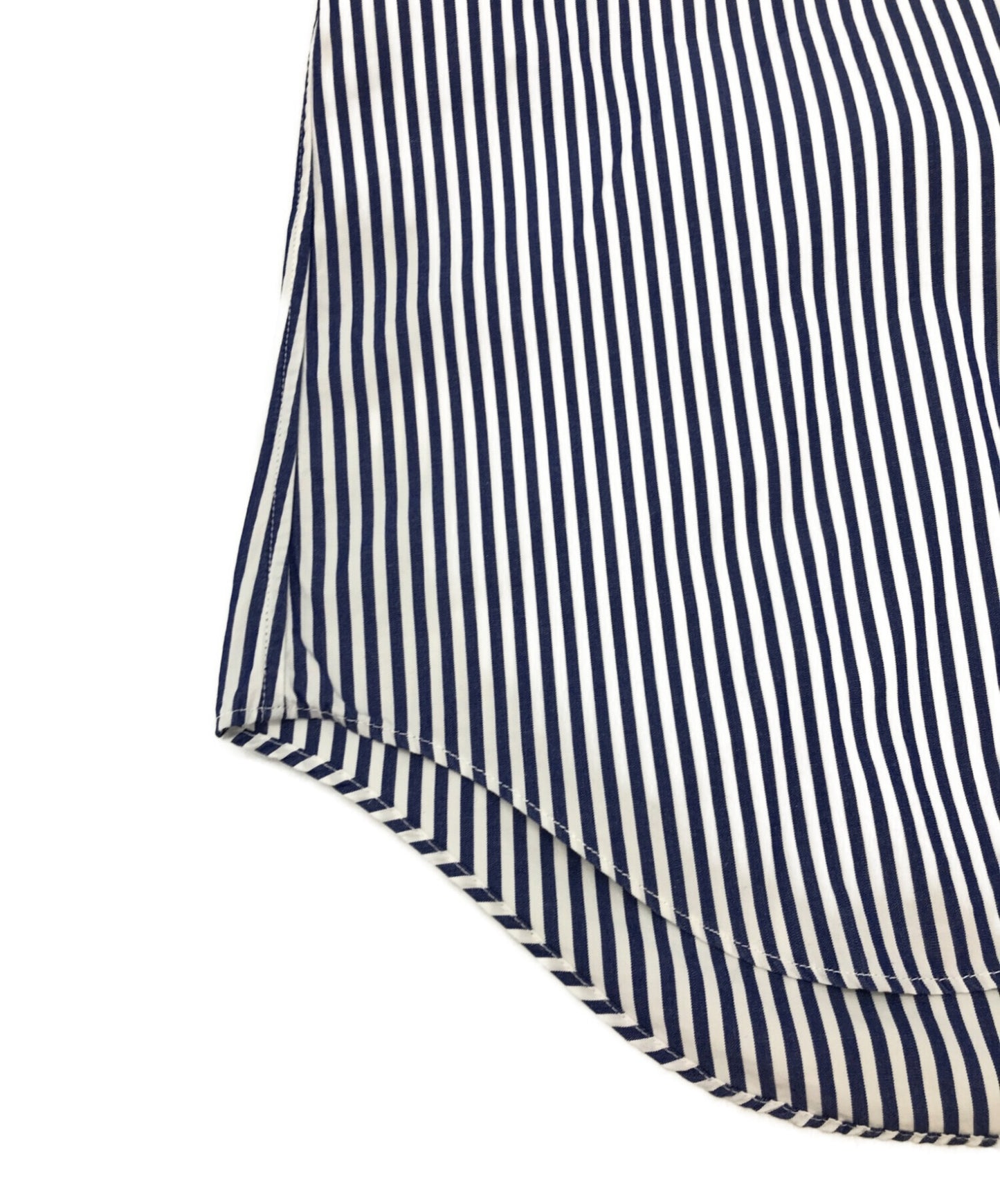 [Pre-owned] PLAY COMME des GARCONS Heart Patch Stripe Shirt Long Sleeve Shirt Shirt AZ-B007