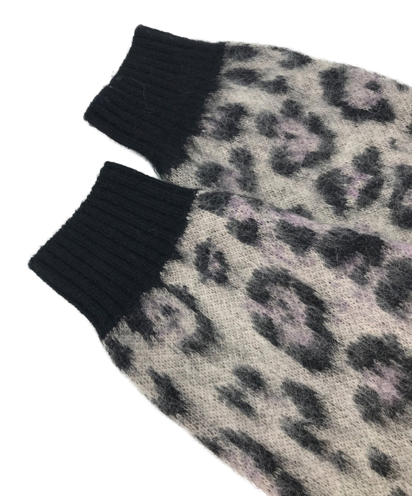 Wacko Maria Leopard Mohair Sweater