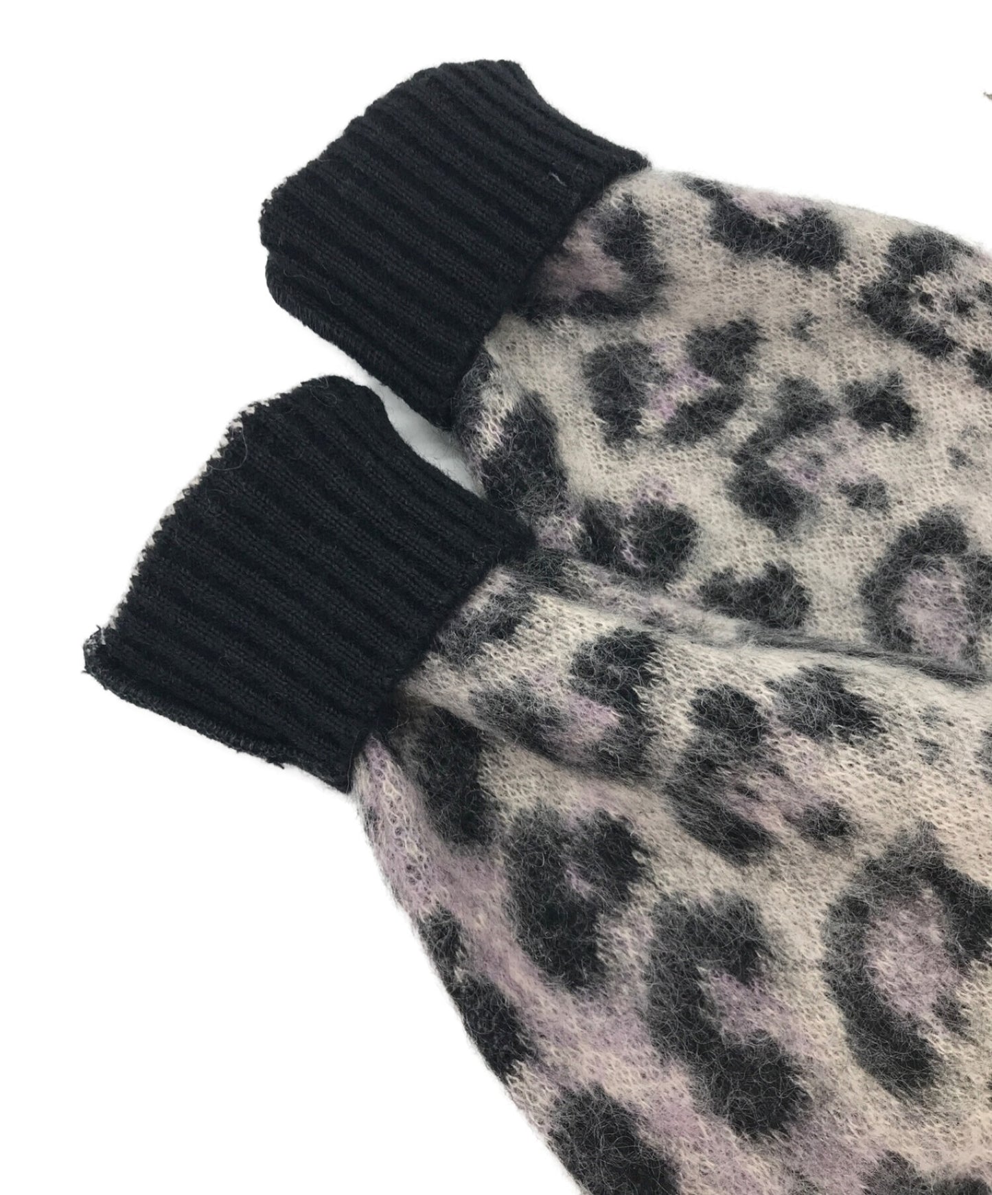 WACKO MARIA Leopard Mohair Sweater