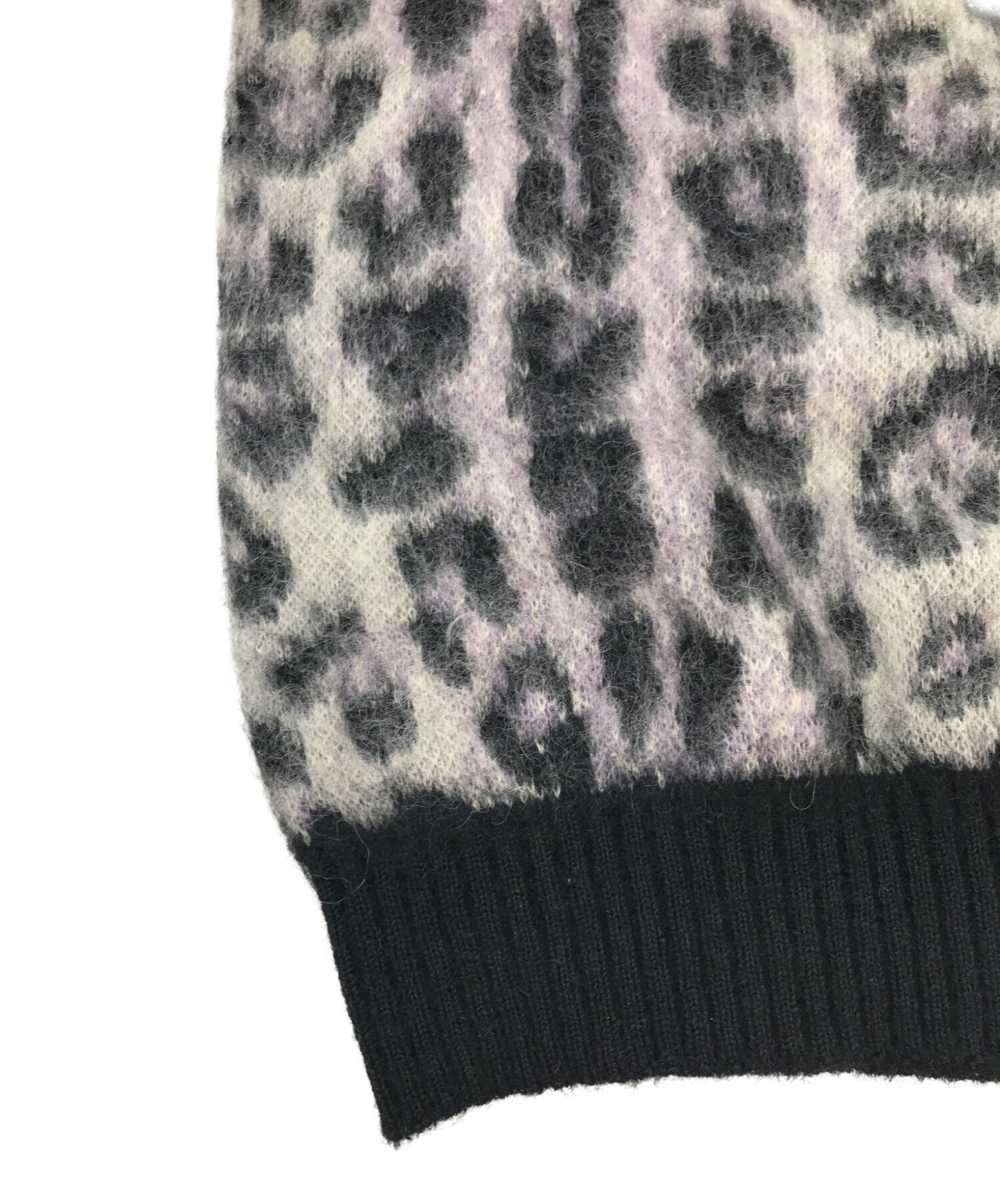 WACKO MARIA Leopard Mohair Sweater