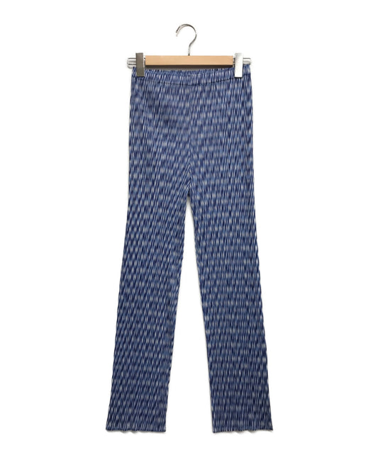 [Pre-owned] PLEATS PLEASE Pleated Pants with All-Over Pattern Pants Bottoms PP21-JF723