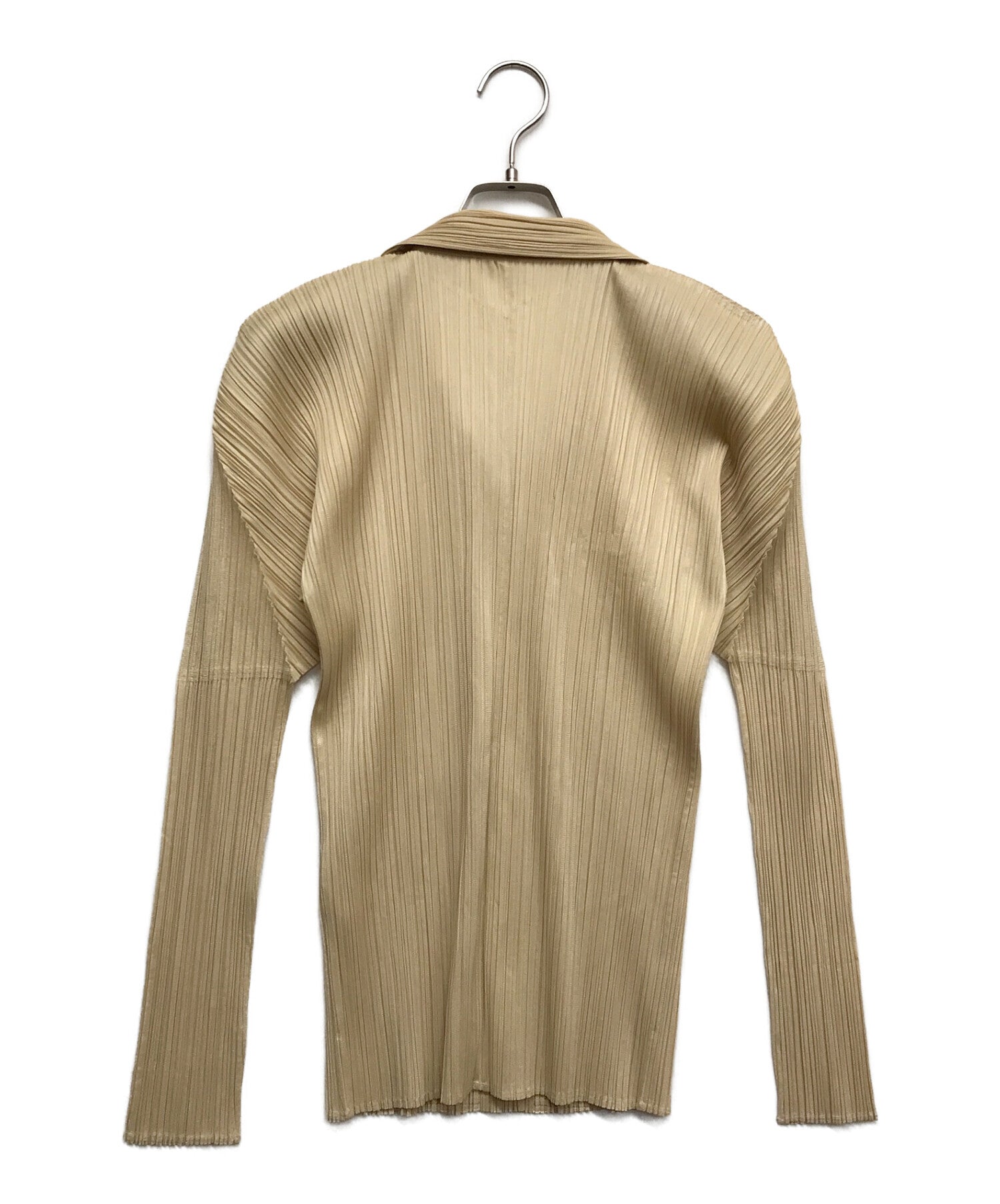 Pre-owned] PLEATS PLEASE Long Sleeve Pleated Blouse Long Sleeve