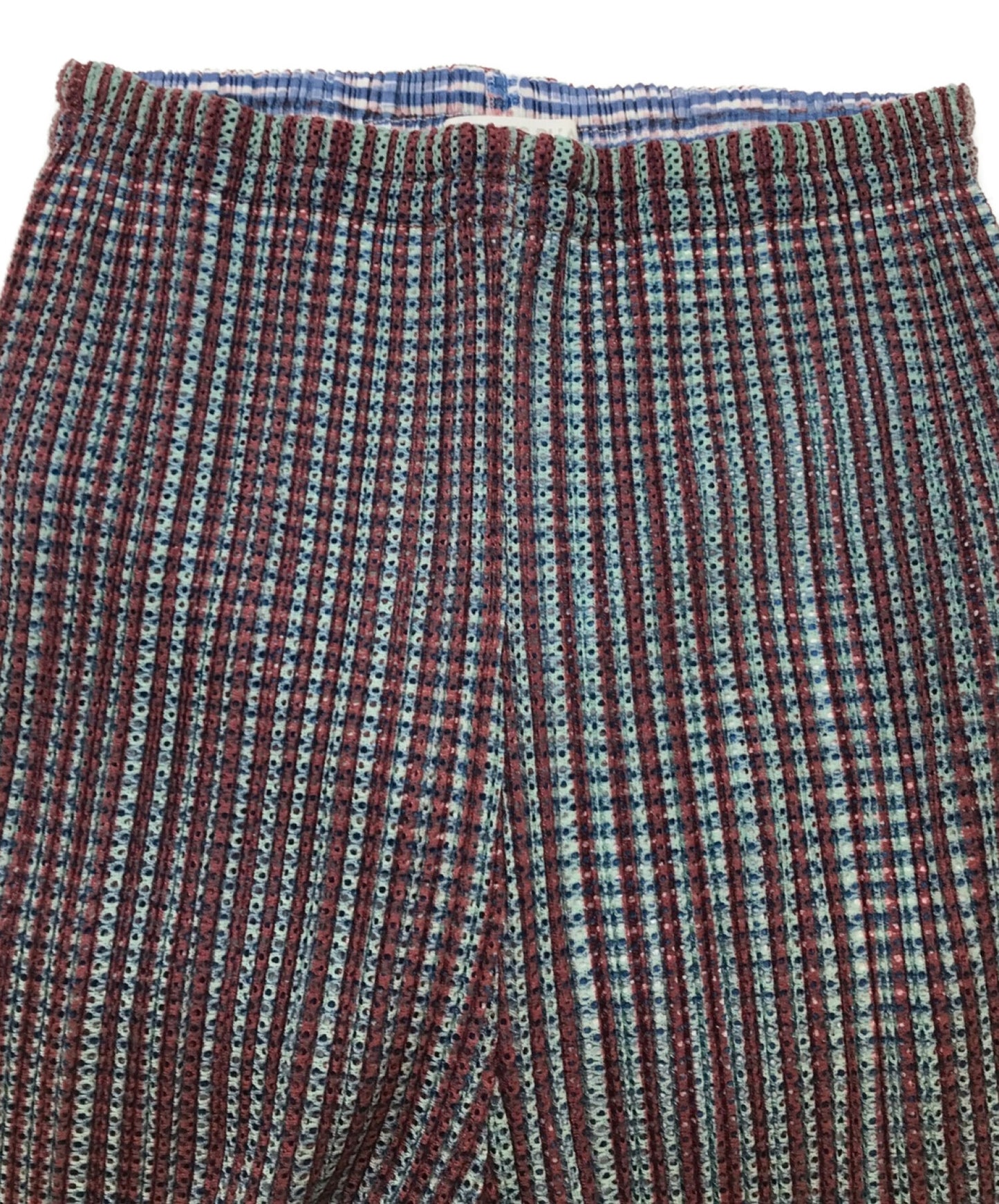 [Pre-owned] PLEATS PLEASE Mesh Check Pleated Pants Pants Bottoms PP14-JF164