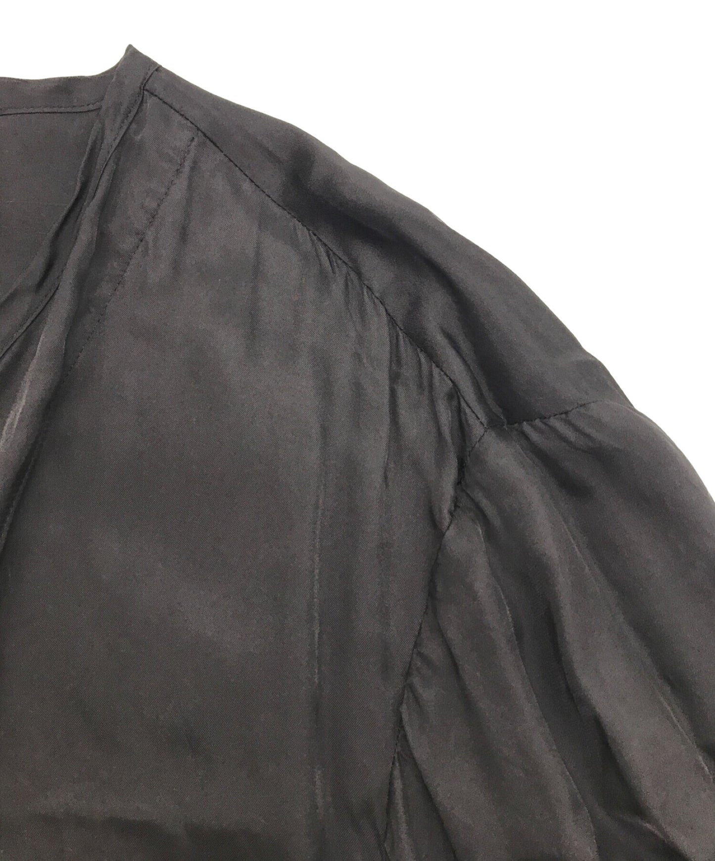 黑色COMME DES GARCONS 21SS产品洗净的绣花外套1G-C006 AD2020