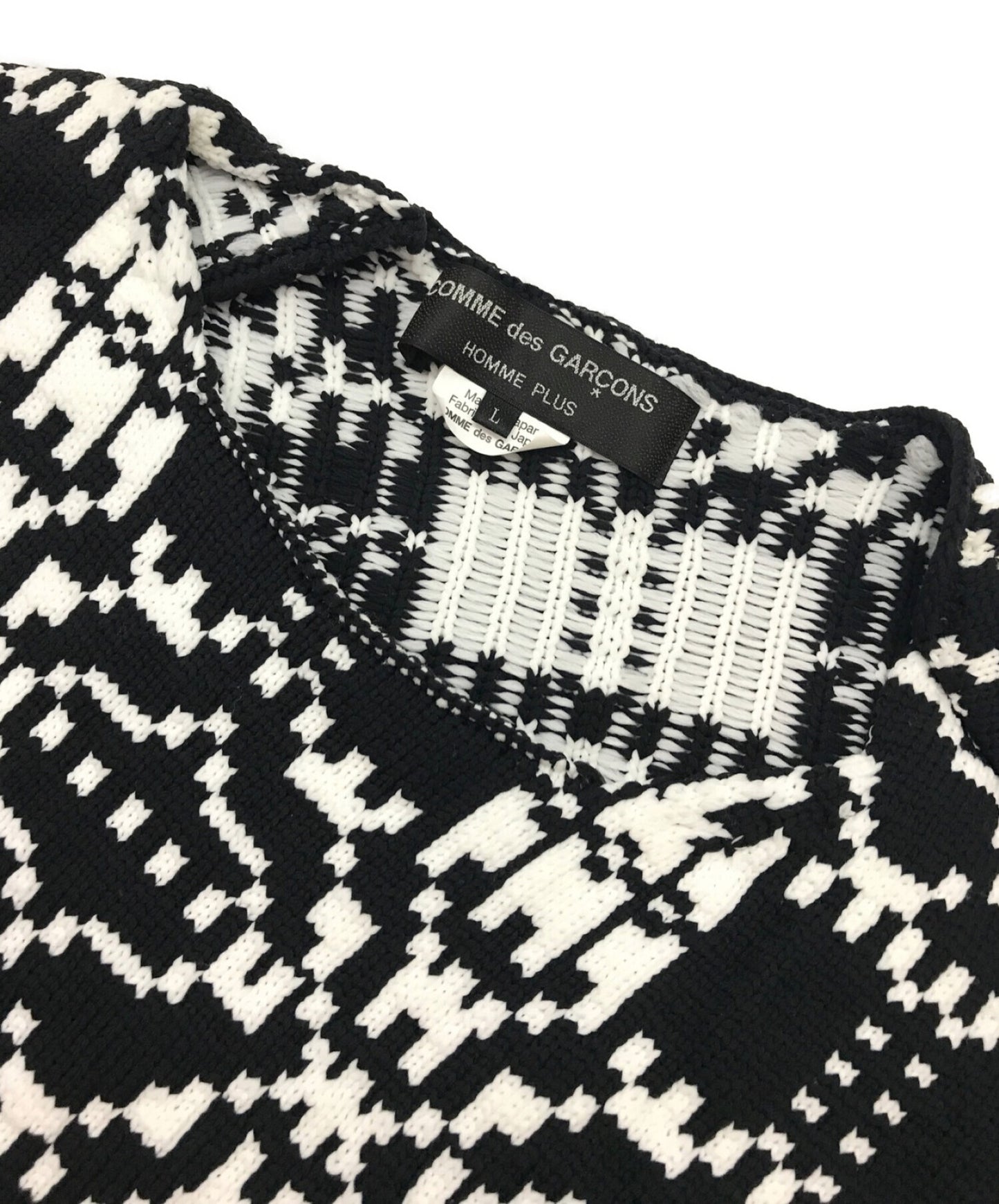 [Pre-owned] COMME des GARCONS HOMME PLUS Knit / 21AW / Geometry AD2021 PH-N010