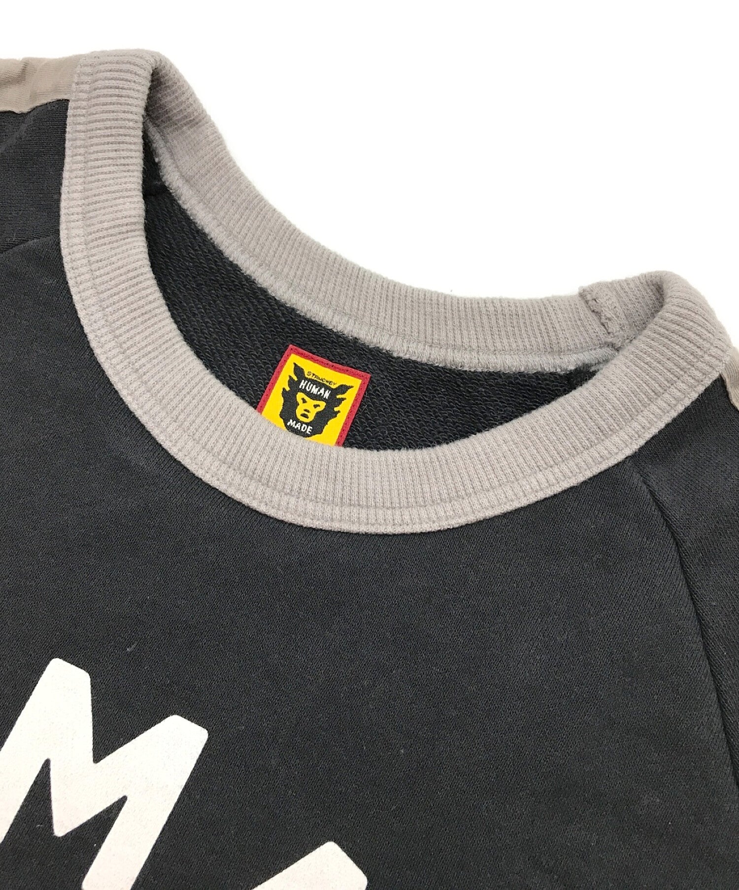 [Pre-owned] HUMAN MADE Human Made S/S Sweatshirt/printed short sleeve  sweatshirt/printed/logo/oversized/ribbed