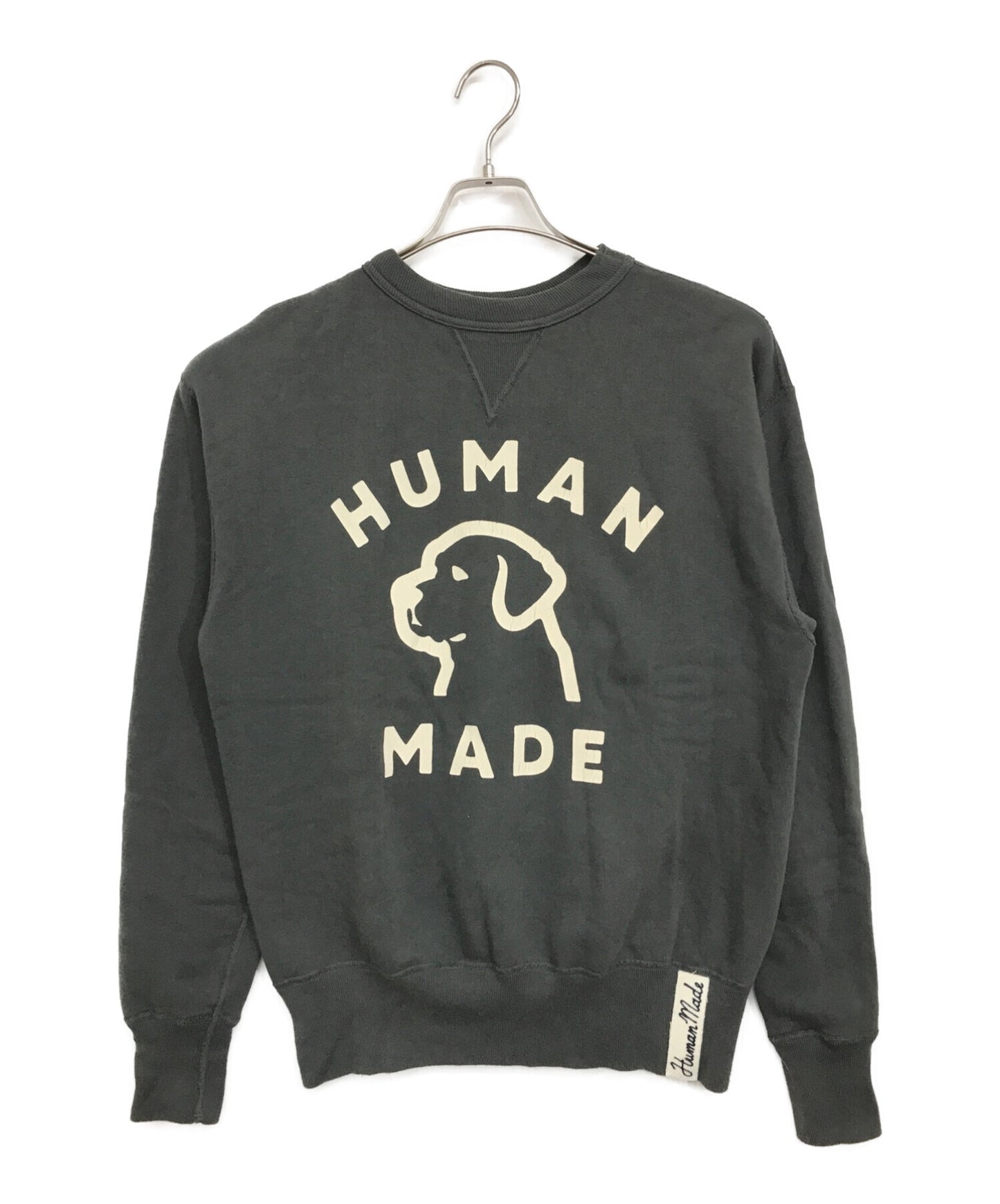 [Pre-owned] HUMAN MADE DOG CREWNECK SWEATSHIRT / dog crew neck sweatshirt / dry alls / rib / print