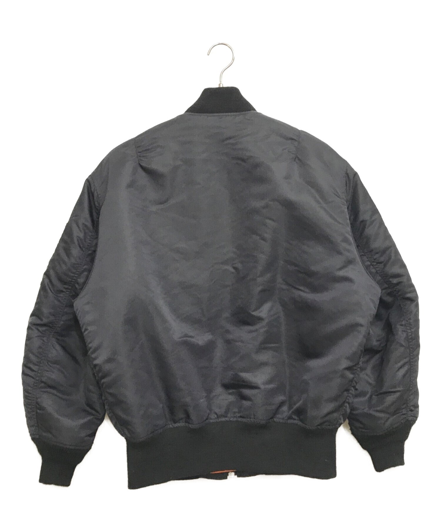 [Pre-owned] WACKO MARIA MA-1 FLIGHT JACKET -TYPE 2/ Military/ Logo  embroidery/ Oversized/ Ribbed/ Wide/