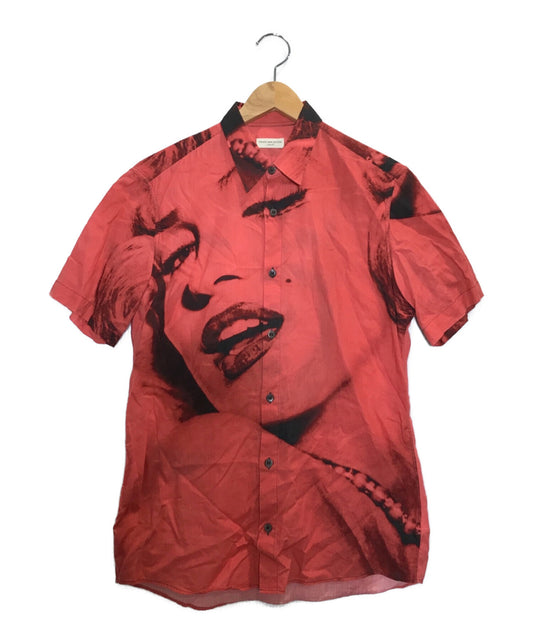 【걸작】 van van Noten 16SS Marilyn Monroe Transfer S/S 셔츠 1157-343-0317