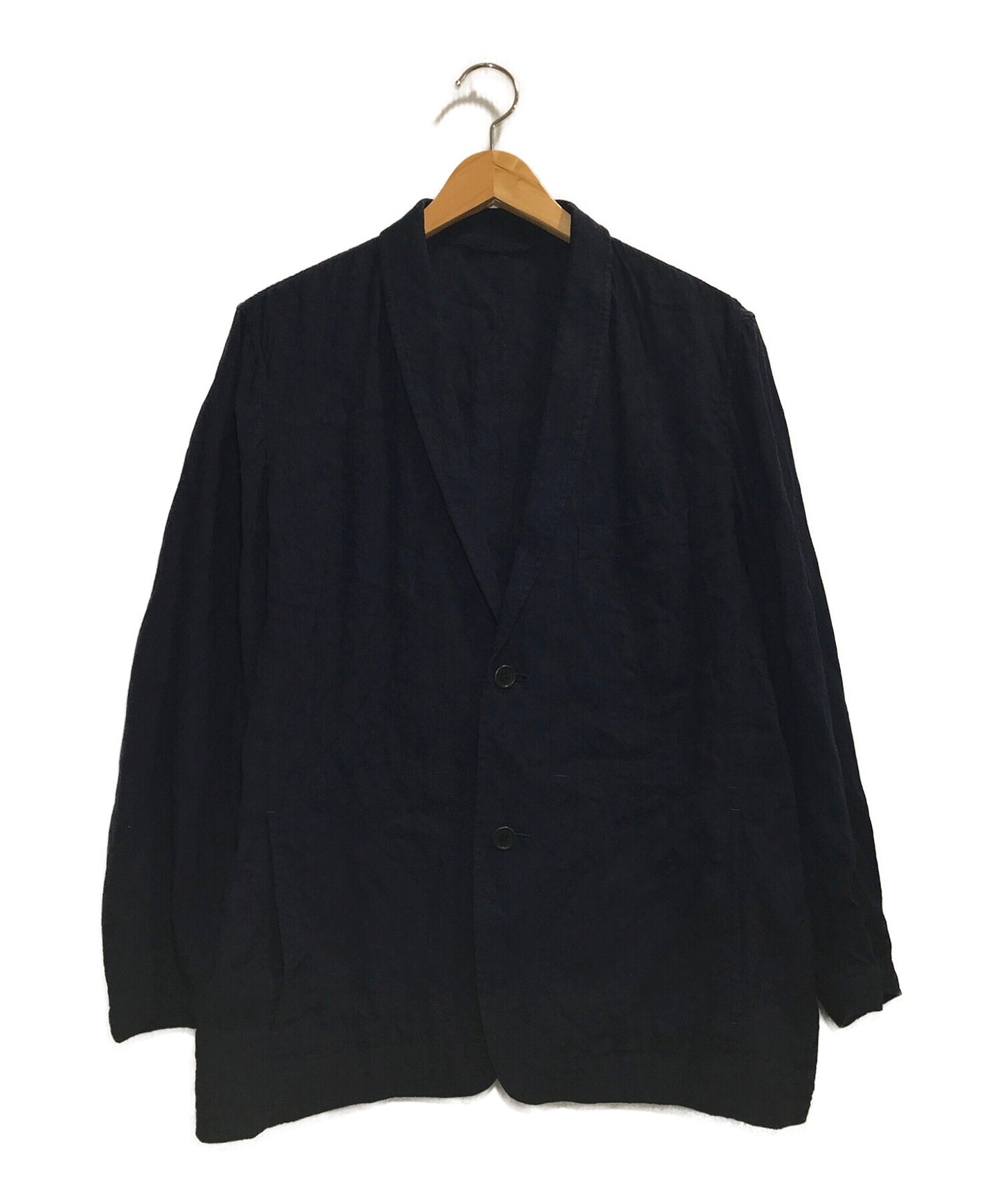 ISSEY MIYAKE Linen-blend Tailored Jacket ME61FD150 | Archive Factory