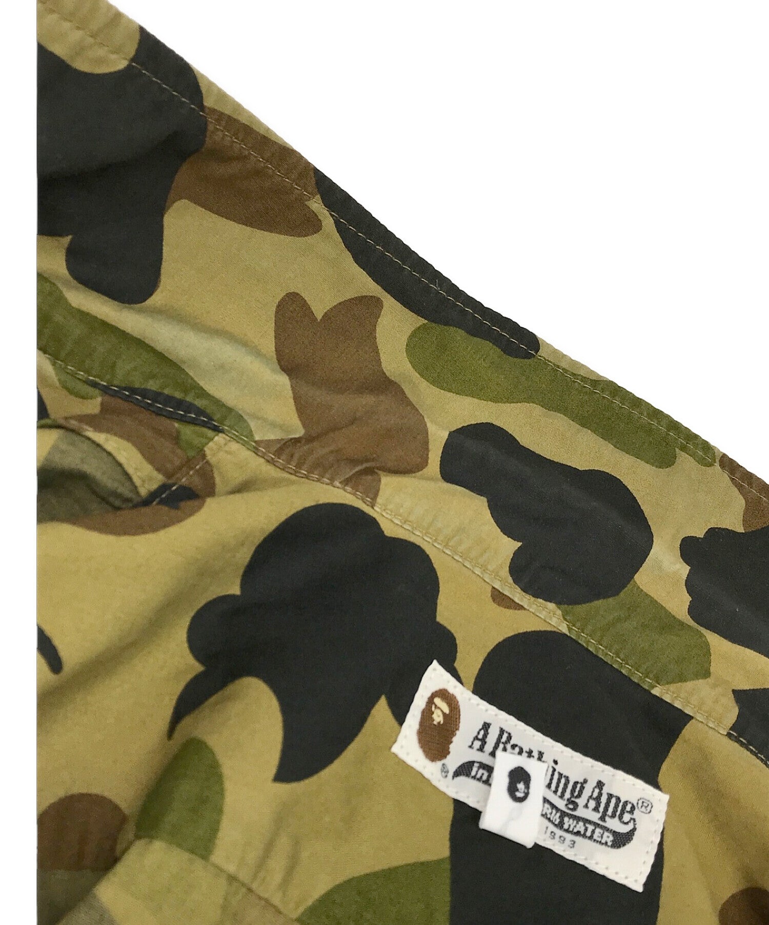 A BATHING APE Monkey Camo Zip Light Jacket