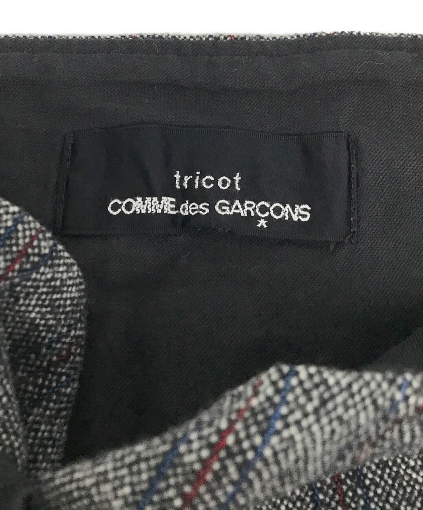 [Pre-owned] tricot COMME des GARCONS Tweed Zip Wrap Skirt TN-S047