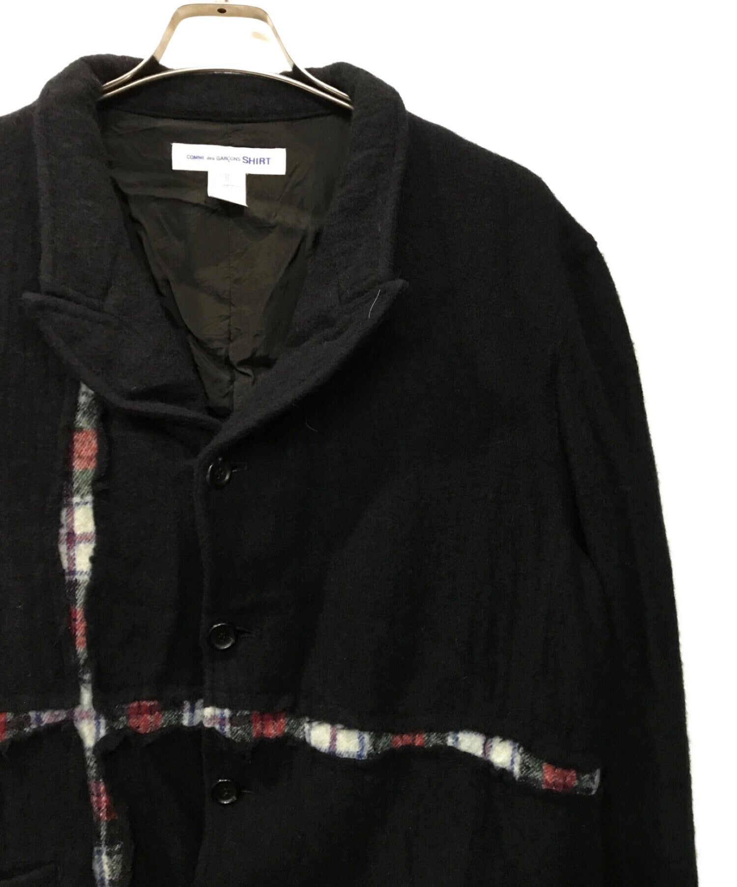 COMME des GARCONS SHIRT Plain Broadcloth Wool Jacket FJ-J002