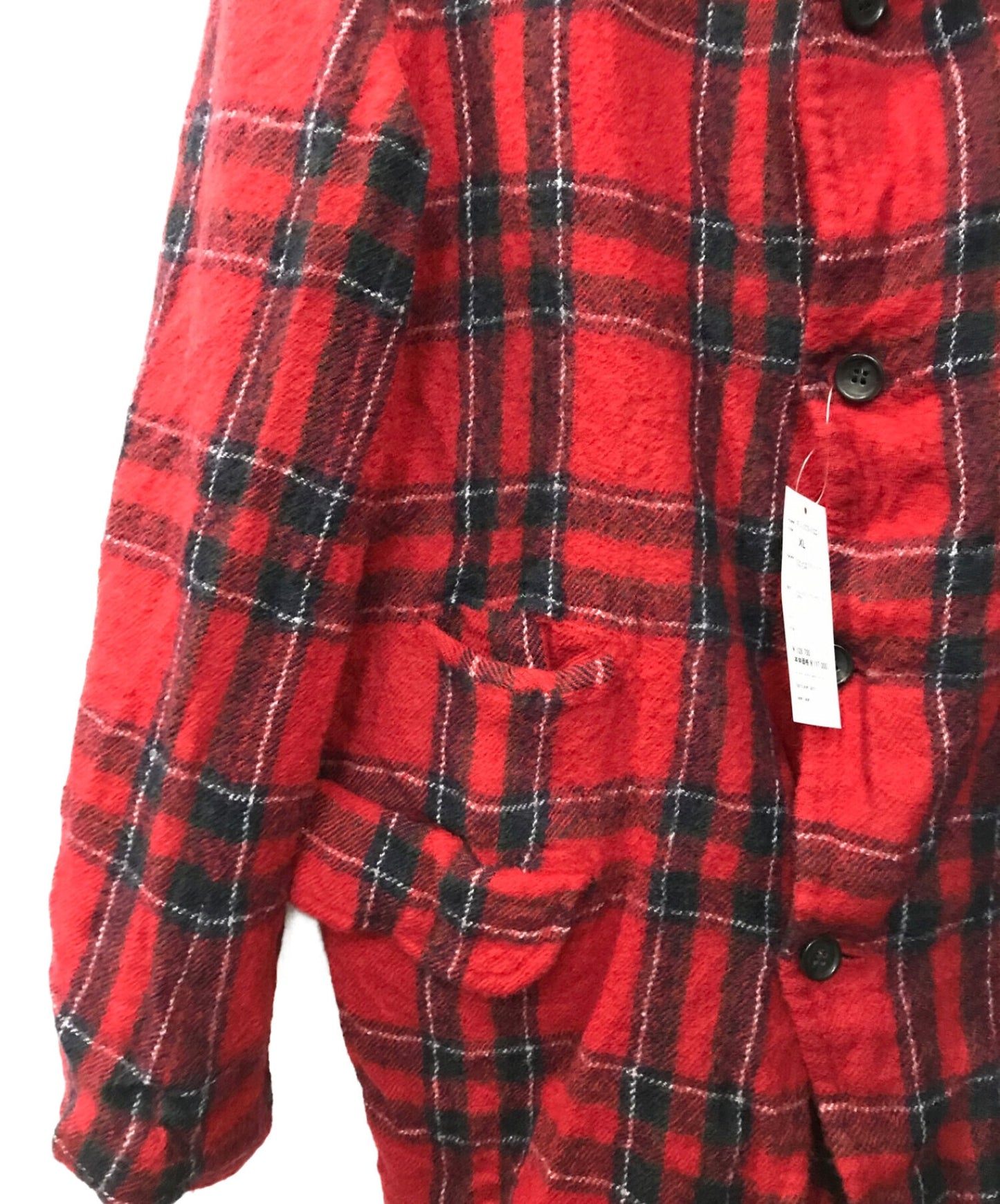 [Pre-owned] COMME des GARCONS SHIRT 22AW tartan wool blazer FJ-J003