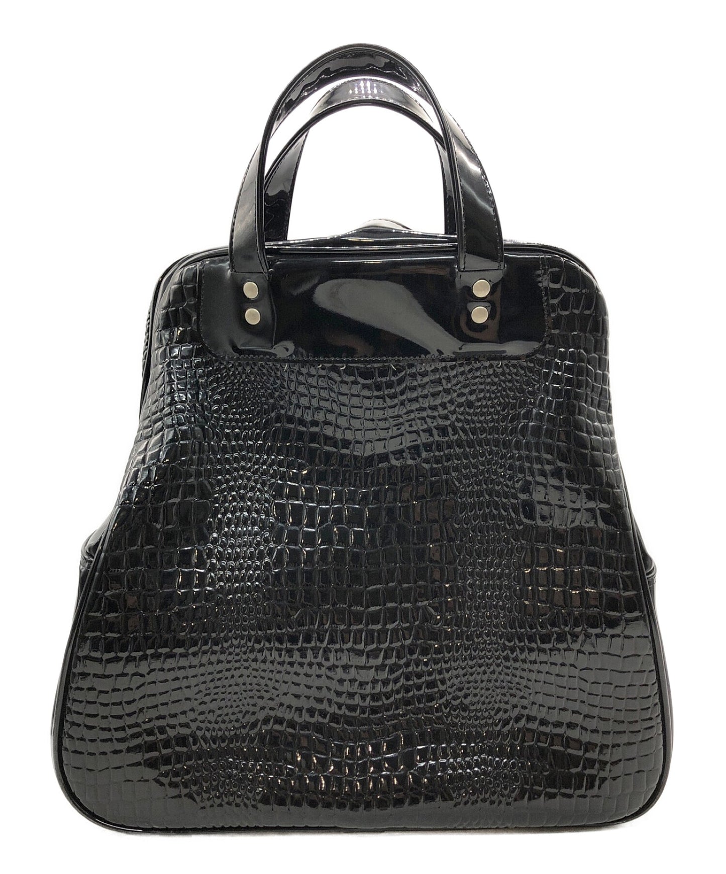 COMME des GARCONS COMME des GARCONS Croc Stamped Handbag S19SC01