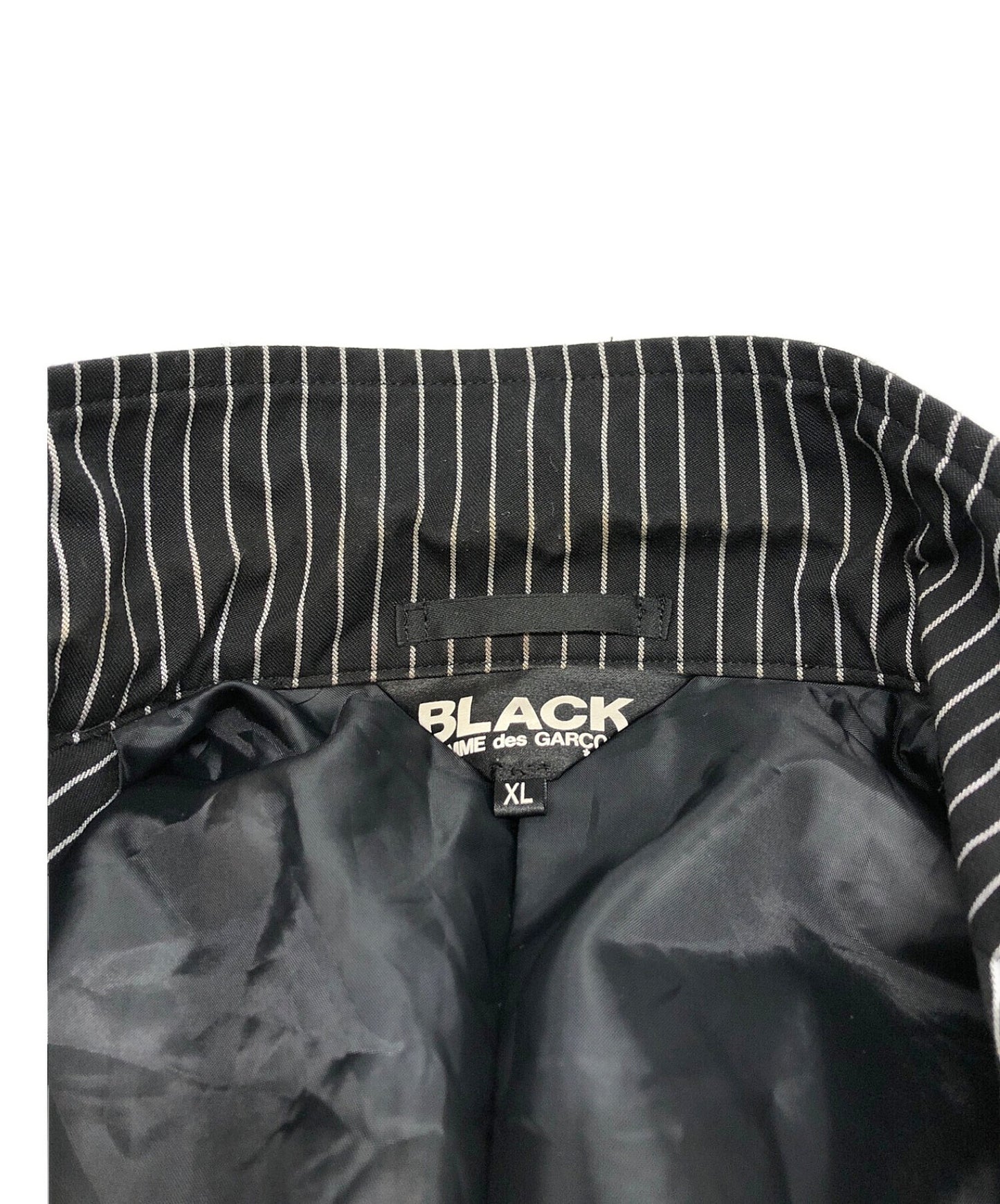 [Pre-owned] BLACK COMME des GARCONS Striped 3B Jacket 1E-J040