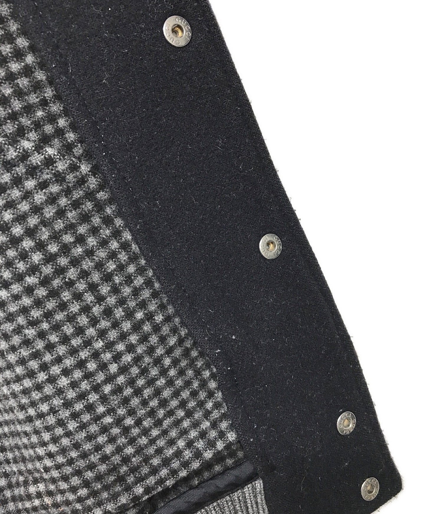 [Pre-owned] GUCCI Knit Sleeve Varsity Jacket 353567 XB756
