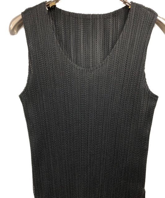 [Pre-owned] PLEATS PLEASE Sleeveless Layered Pleated Dress PP06-JK702