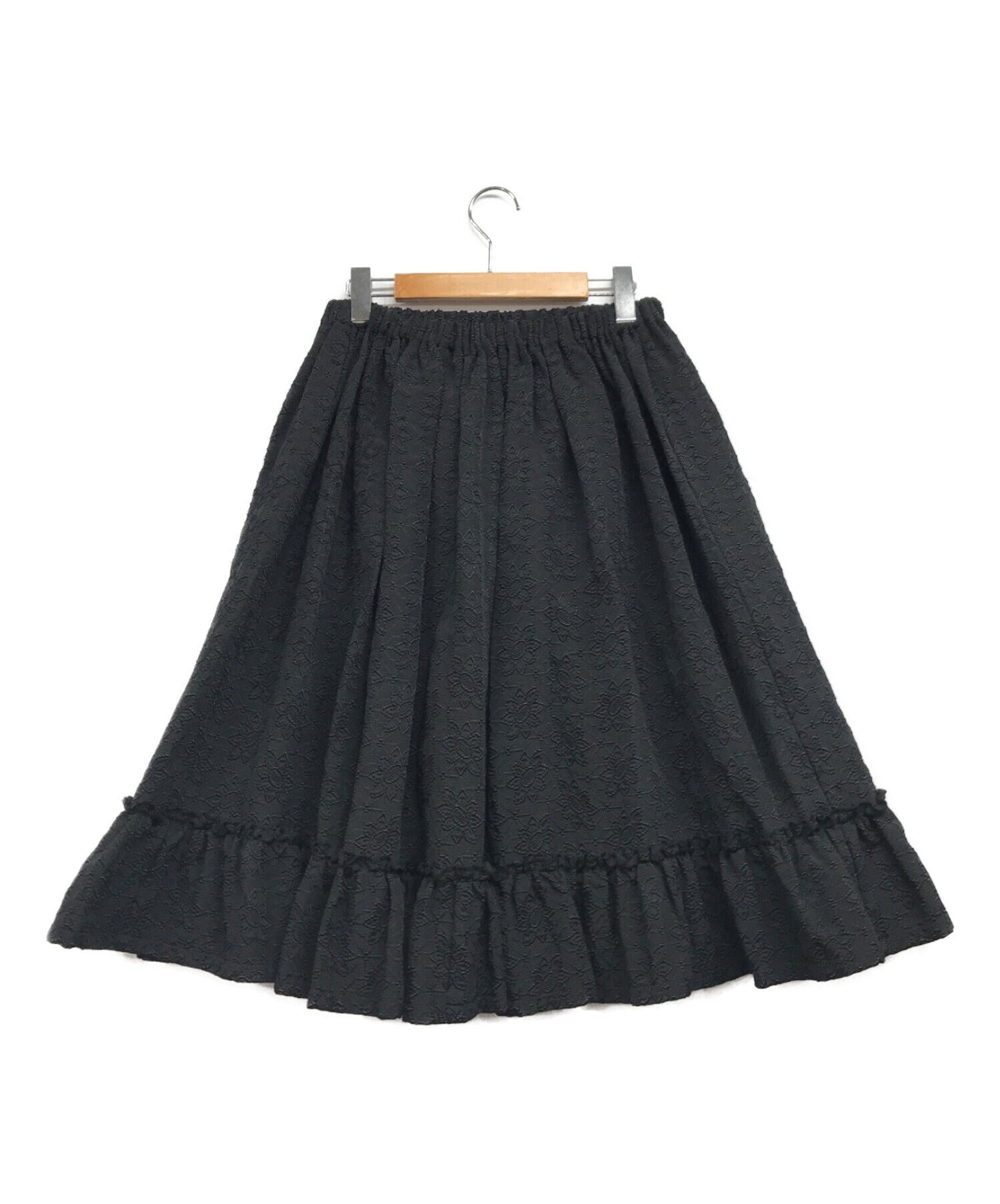 Pre-owned] tricot COMME des GARCONS Jacquard design skirt TM-S203