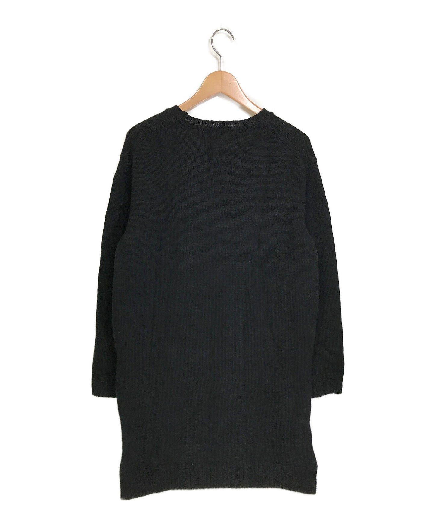 [Pre-owned] YOHJI YAMAMOTO POUR HOMME 18AW Girl Pattern Intersia Pullover  Knit HV-K03-884