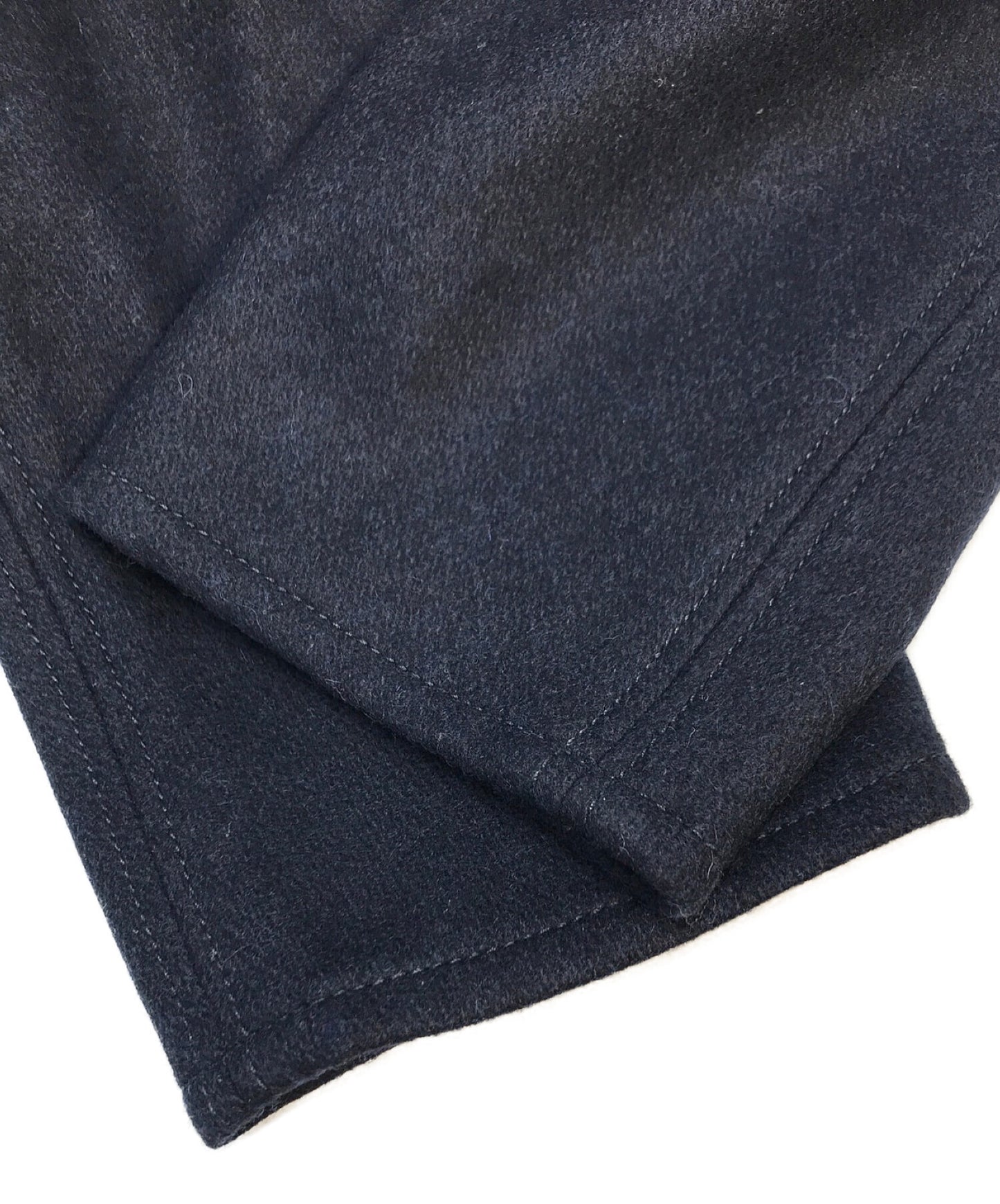 COMME DES GARCONS襯衫羊毛寬布平原×聚酯迷彩×棉質斜紋外套17AW W25170