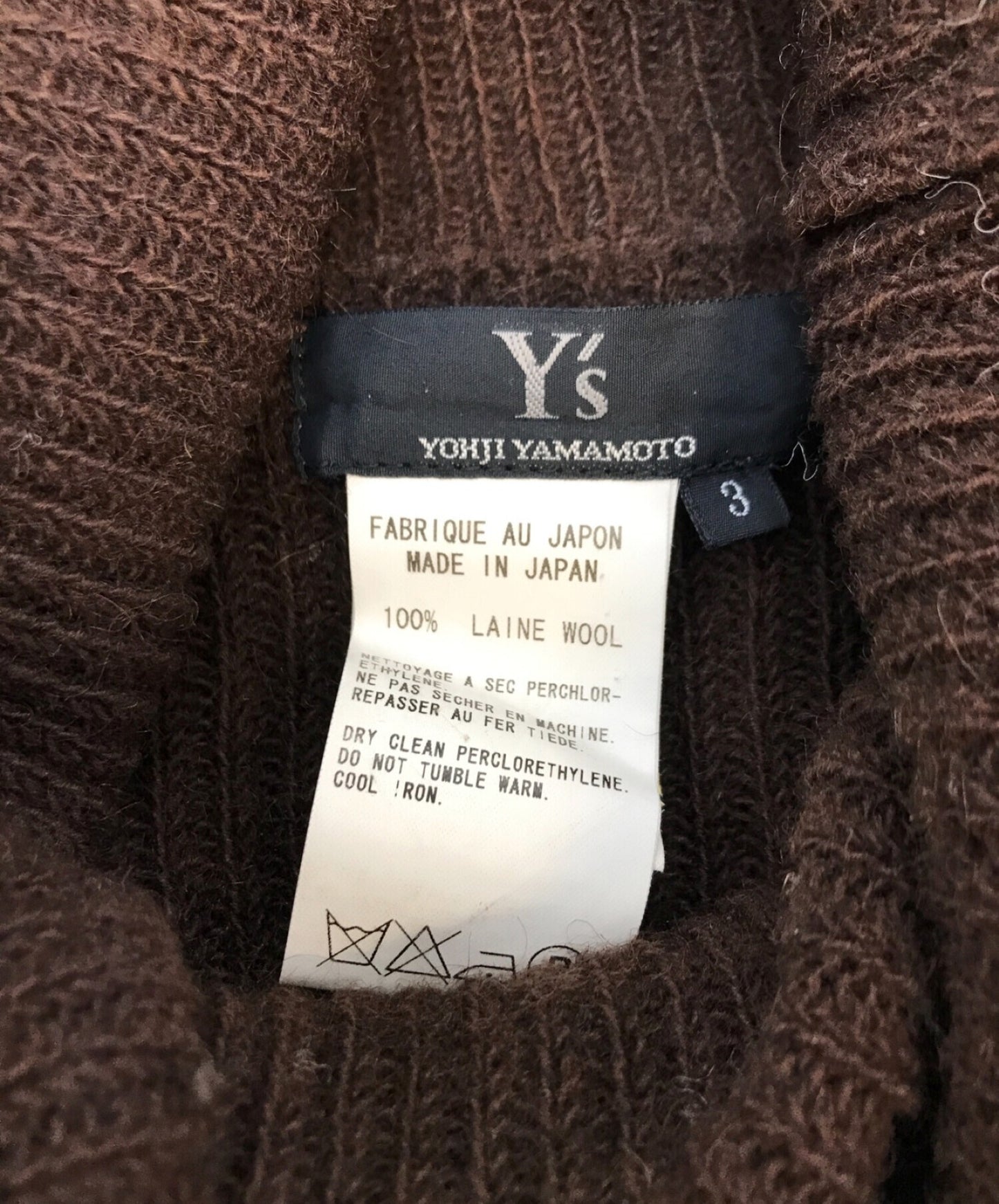 [Pre-owned] Y's Shoulder design turtleneck knit YM-K06-971