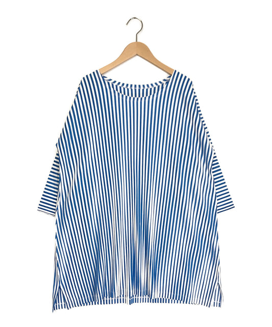 [Pre-owned] PLEATS PLEASE Pleated Stripe Dress PP61-JT563